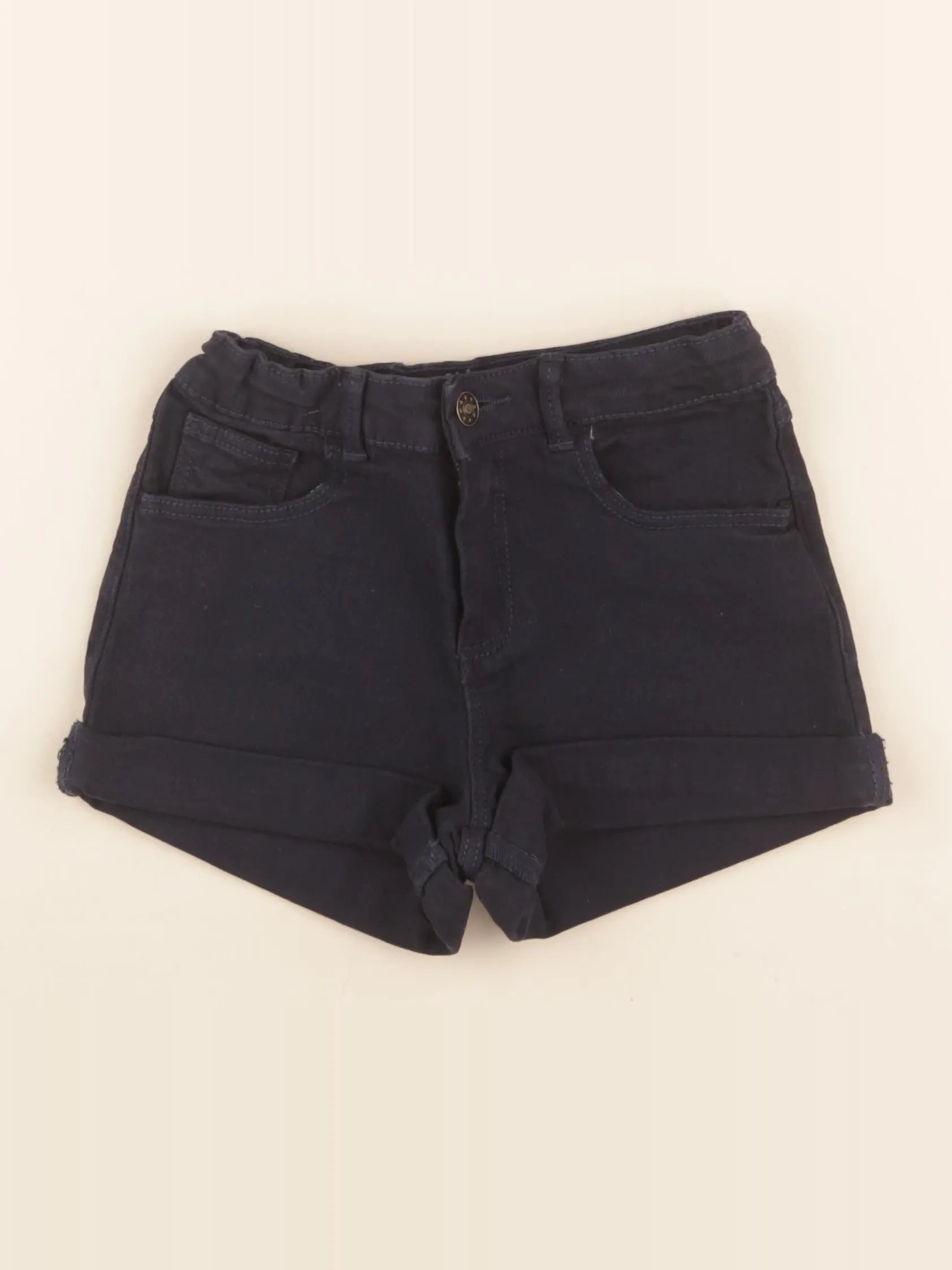 Monoprix - short bleu - 8 ans