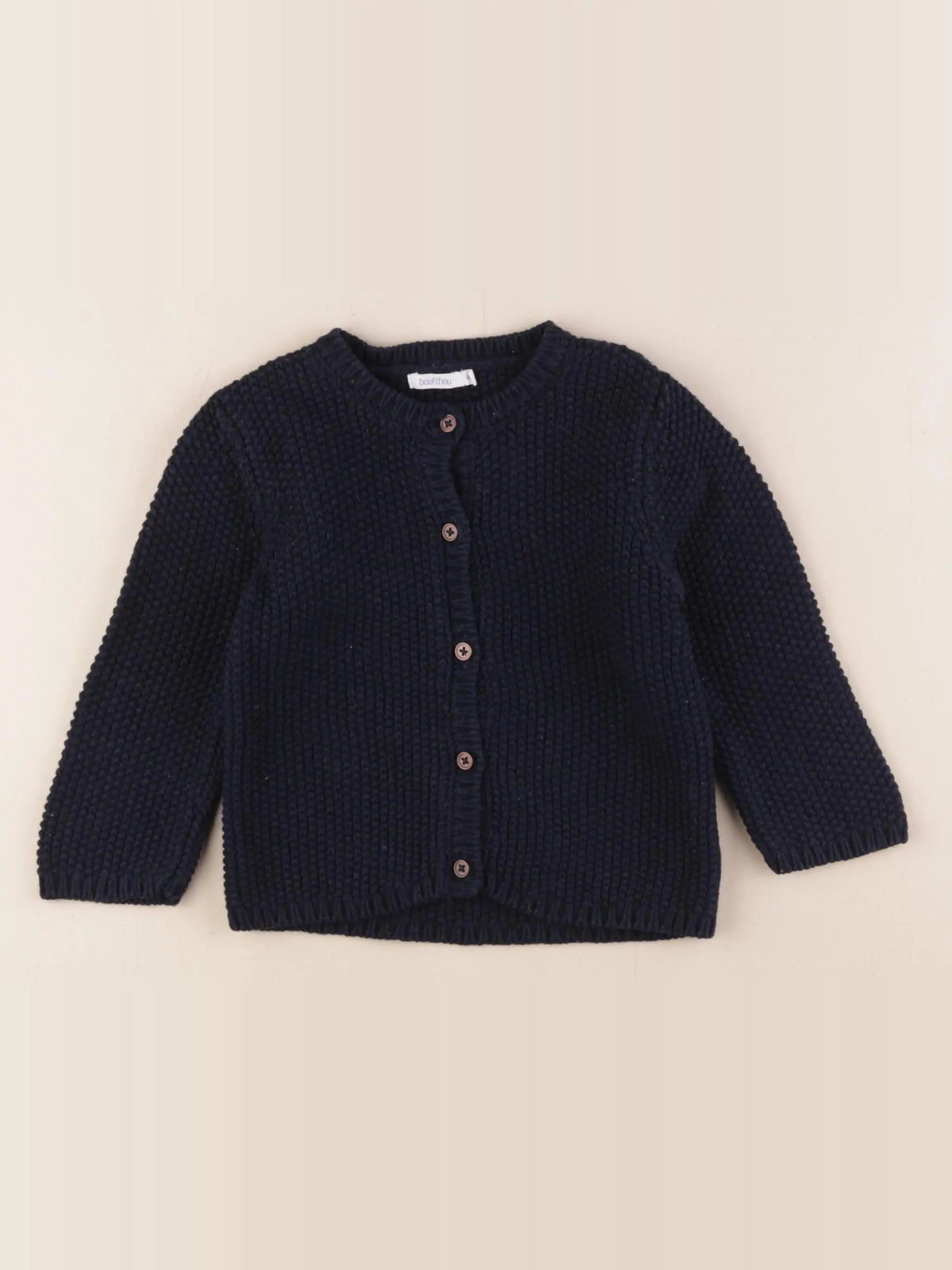 Boutchou - gilet bleu - 18 mois