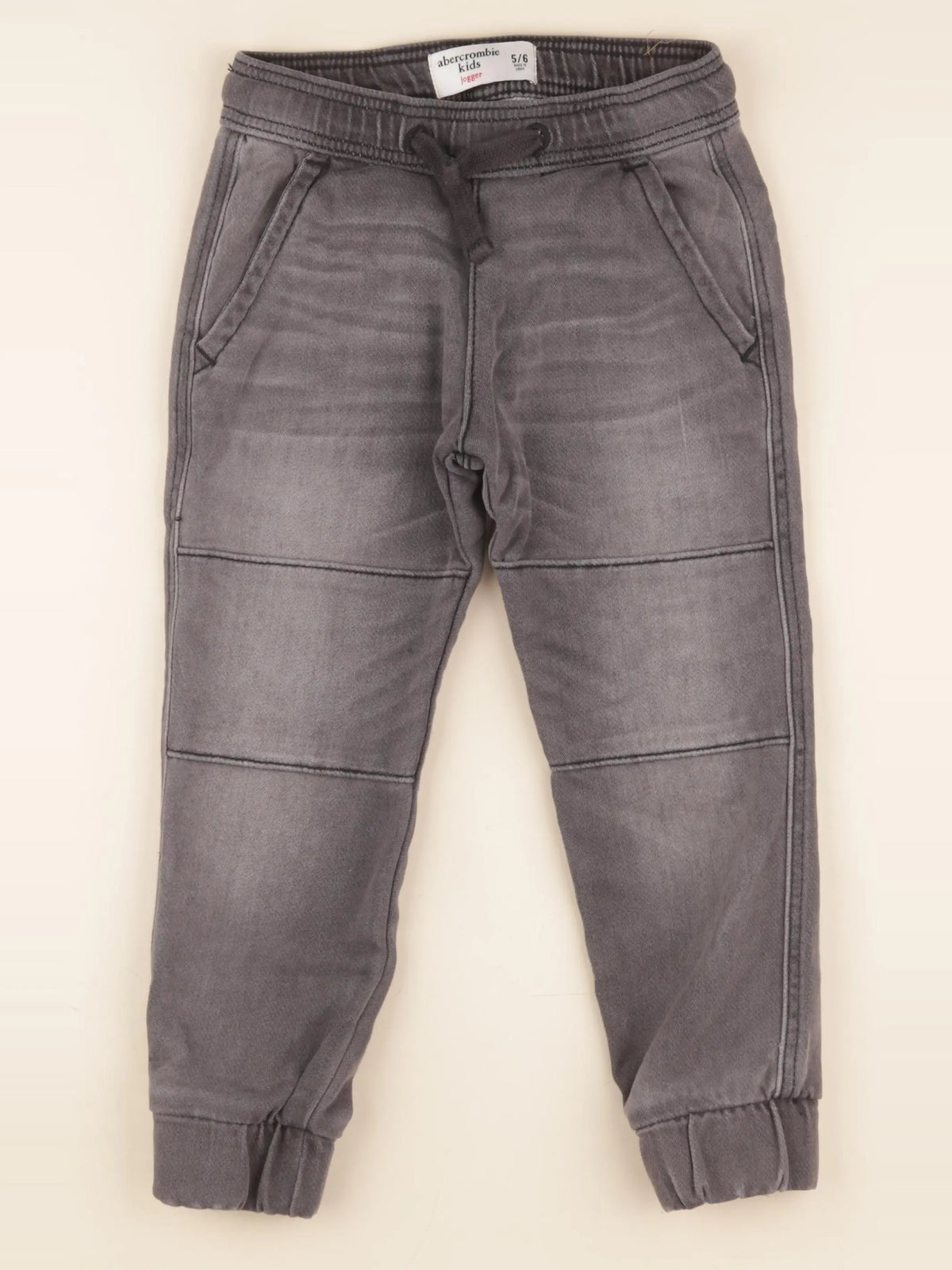 Abercrombie - pantalon gris - 5/6 ans