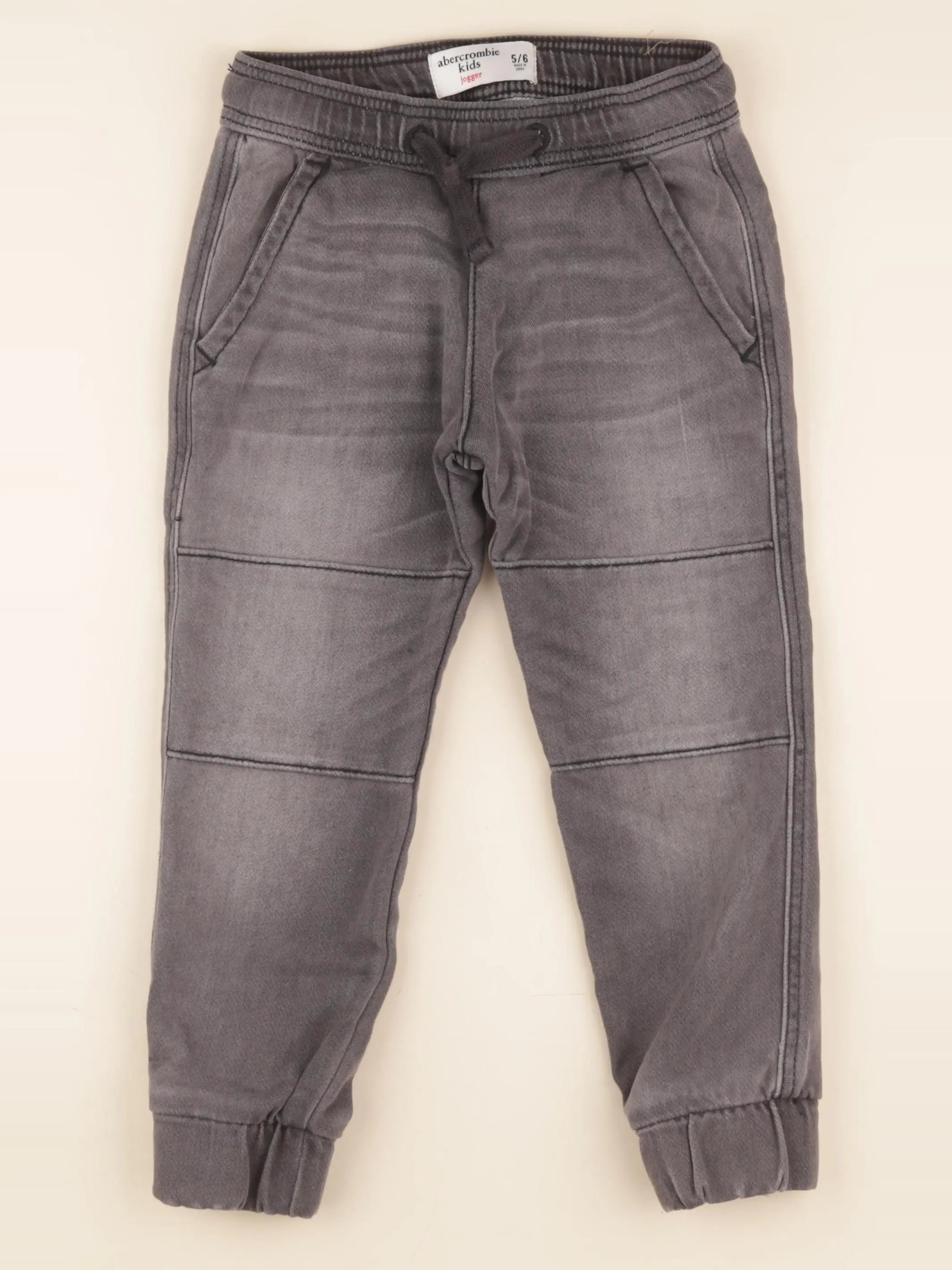 Abercrombie - pantalon gris - 5/6 ans
