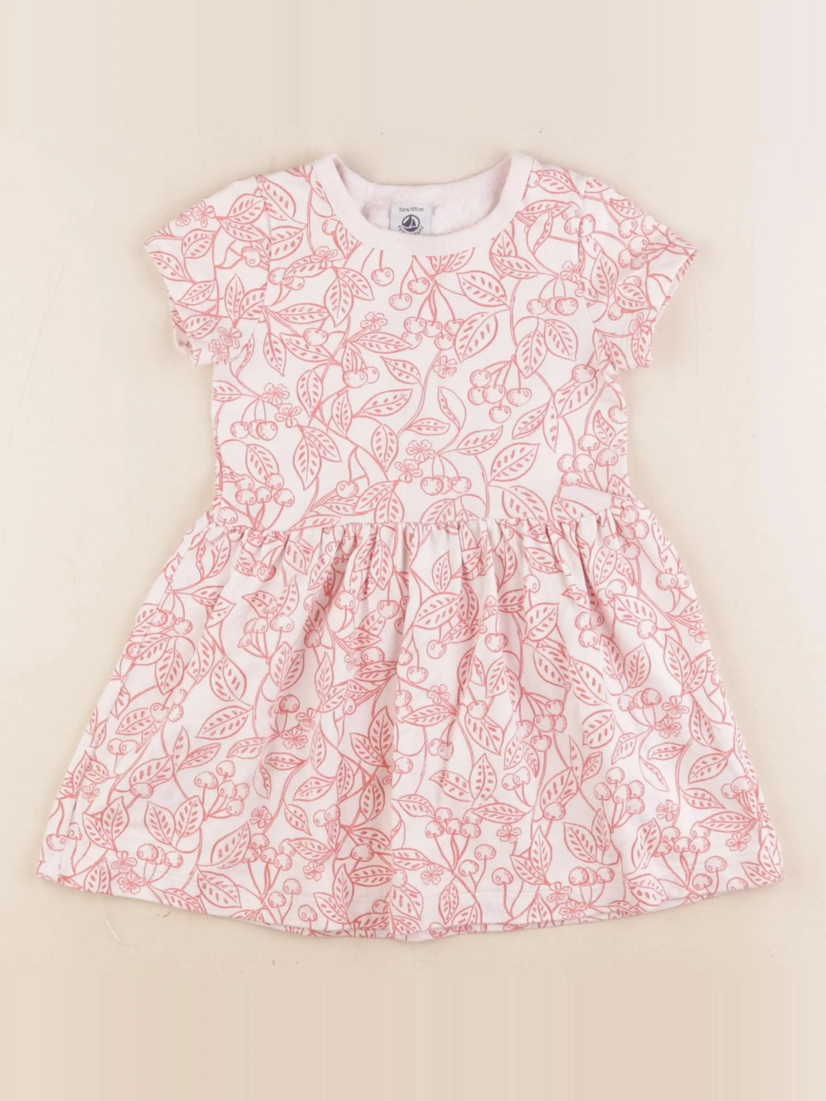 Petit Bateau - robe rose - 3 ans