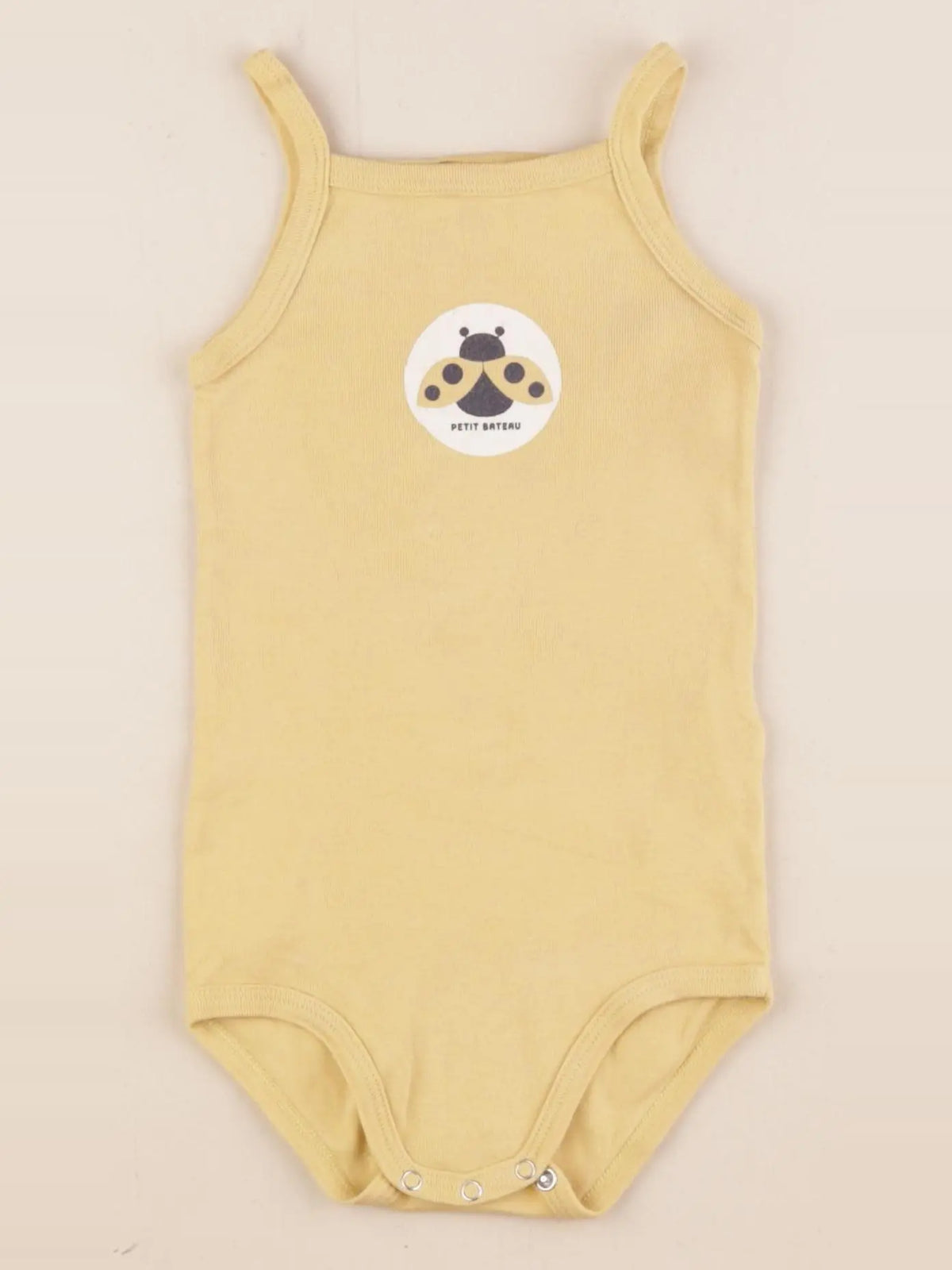 Petit Bateau - body jaune - 2 ans
