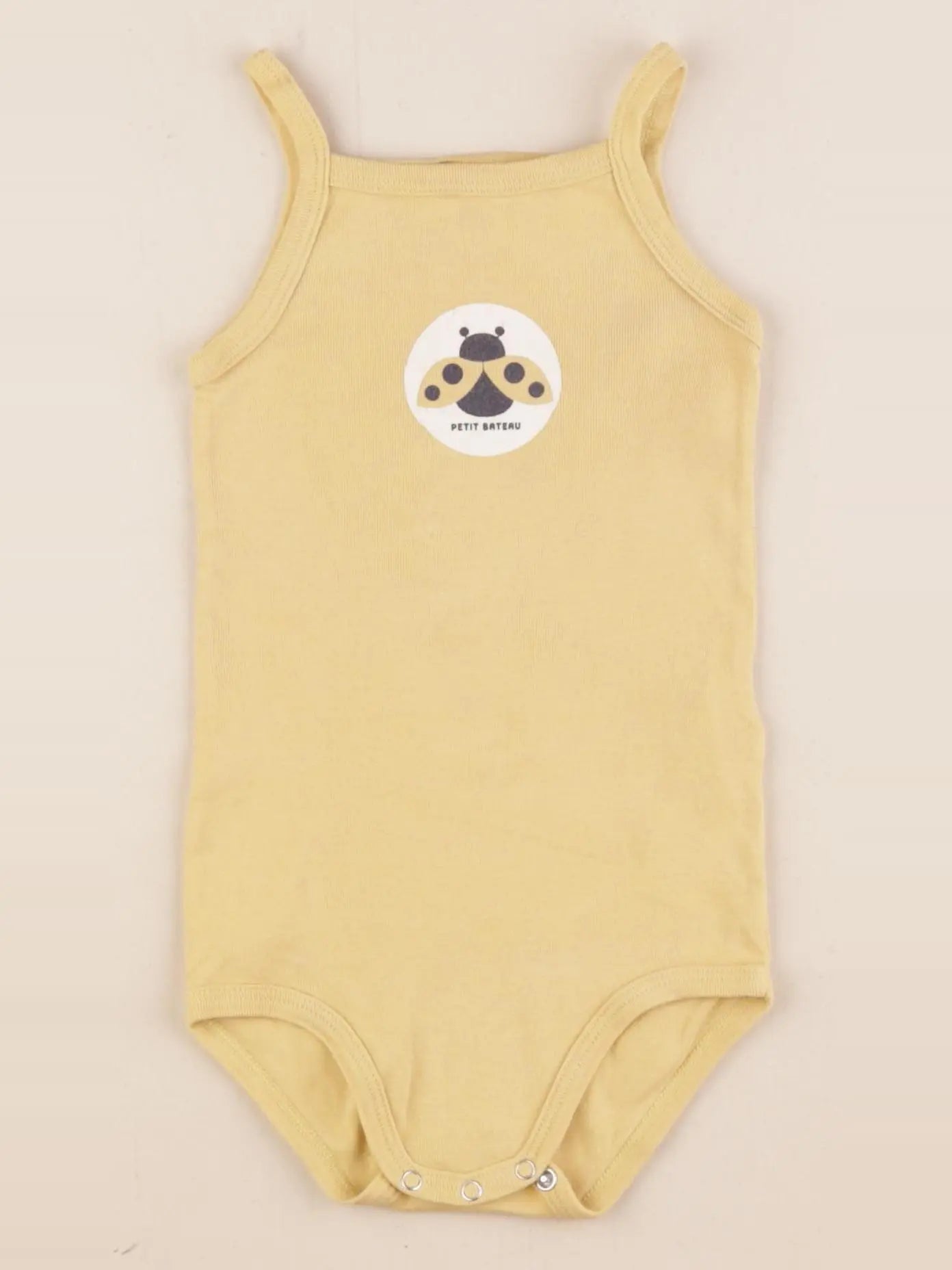 Petit Bateau - body jaune - 2 ans