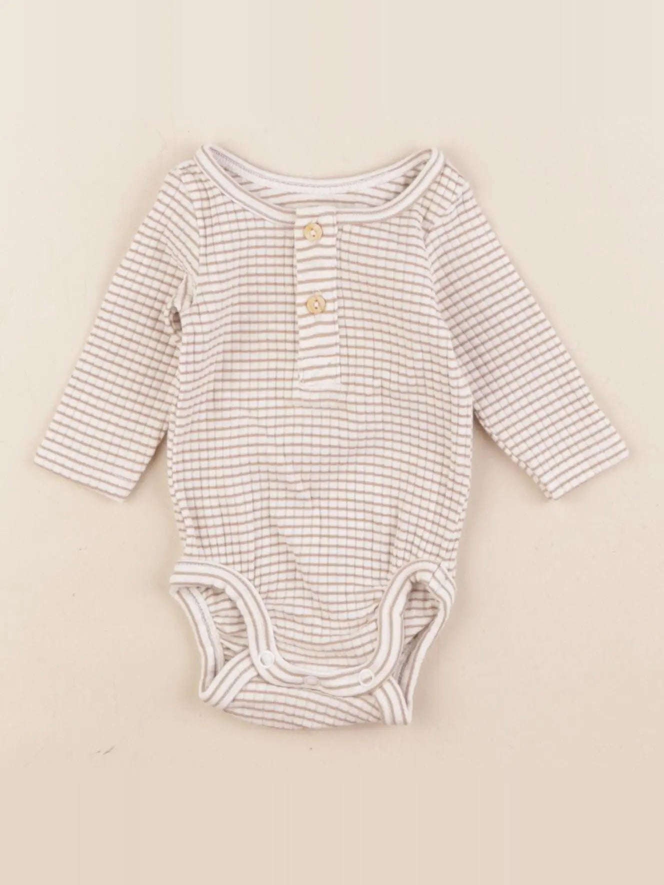 H&M - body marron - 0/1 mois
