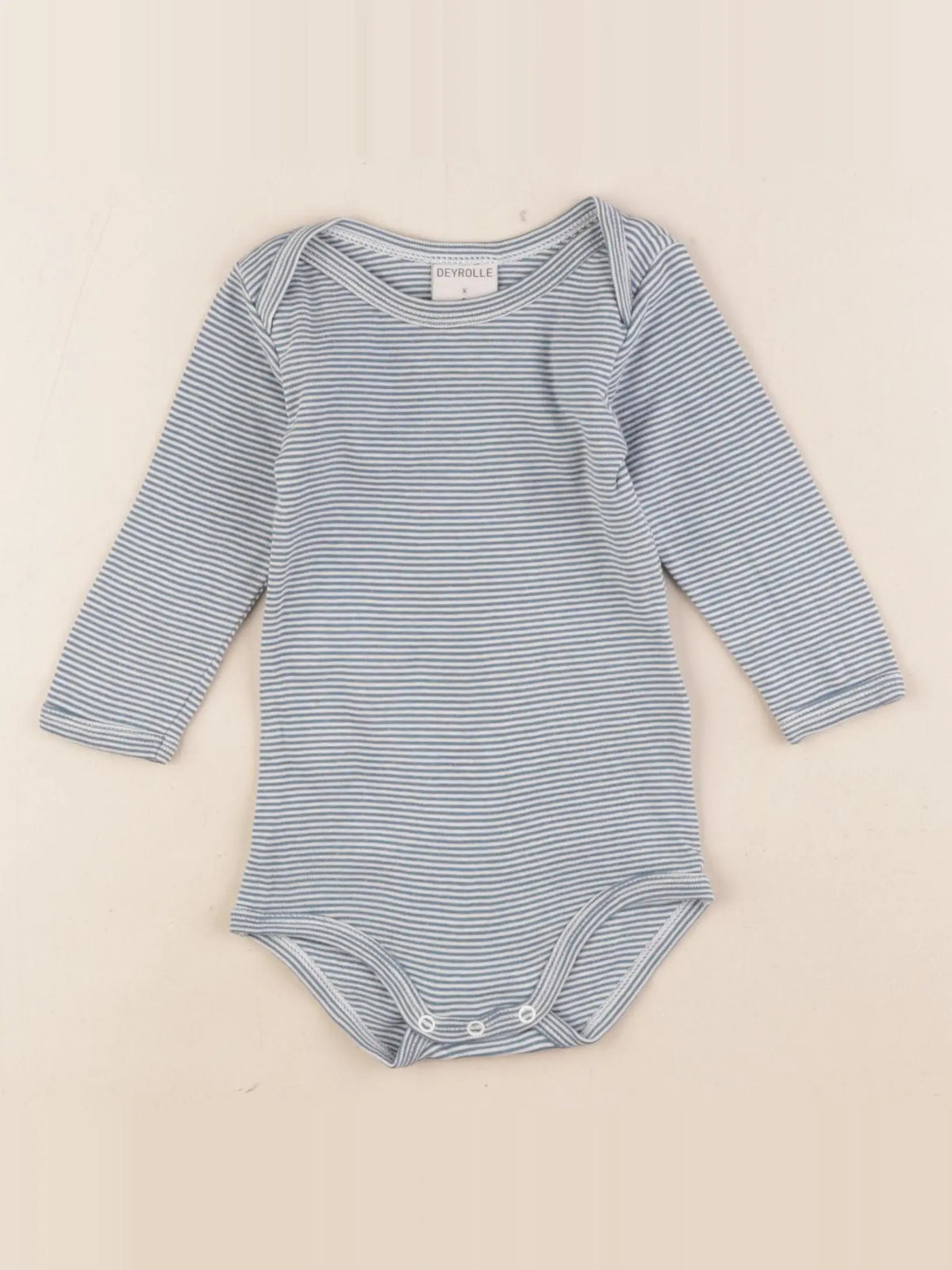 Petit Bateau - body bleu - 6 mois