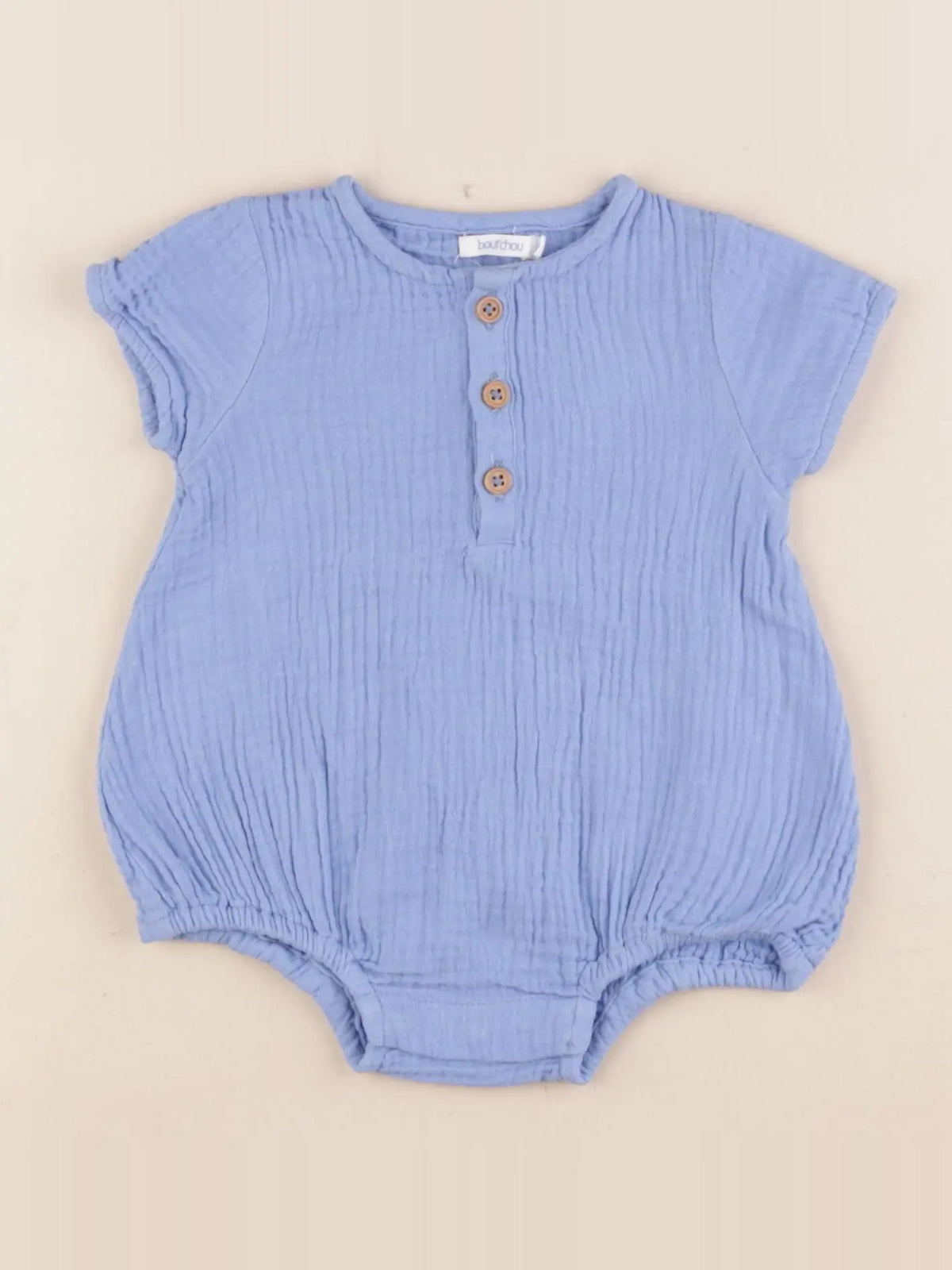 Boutchou - combinaison bleu - 3 mois