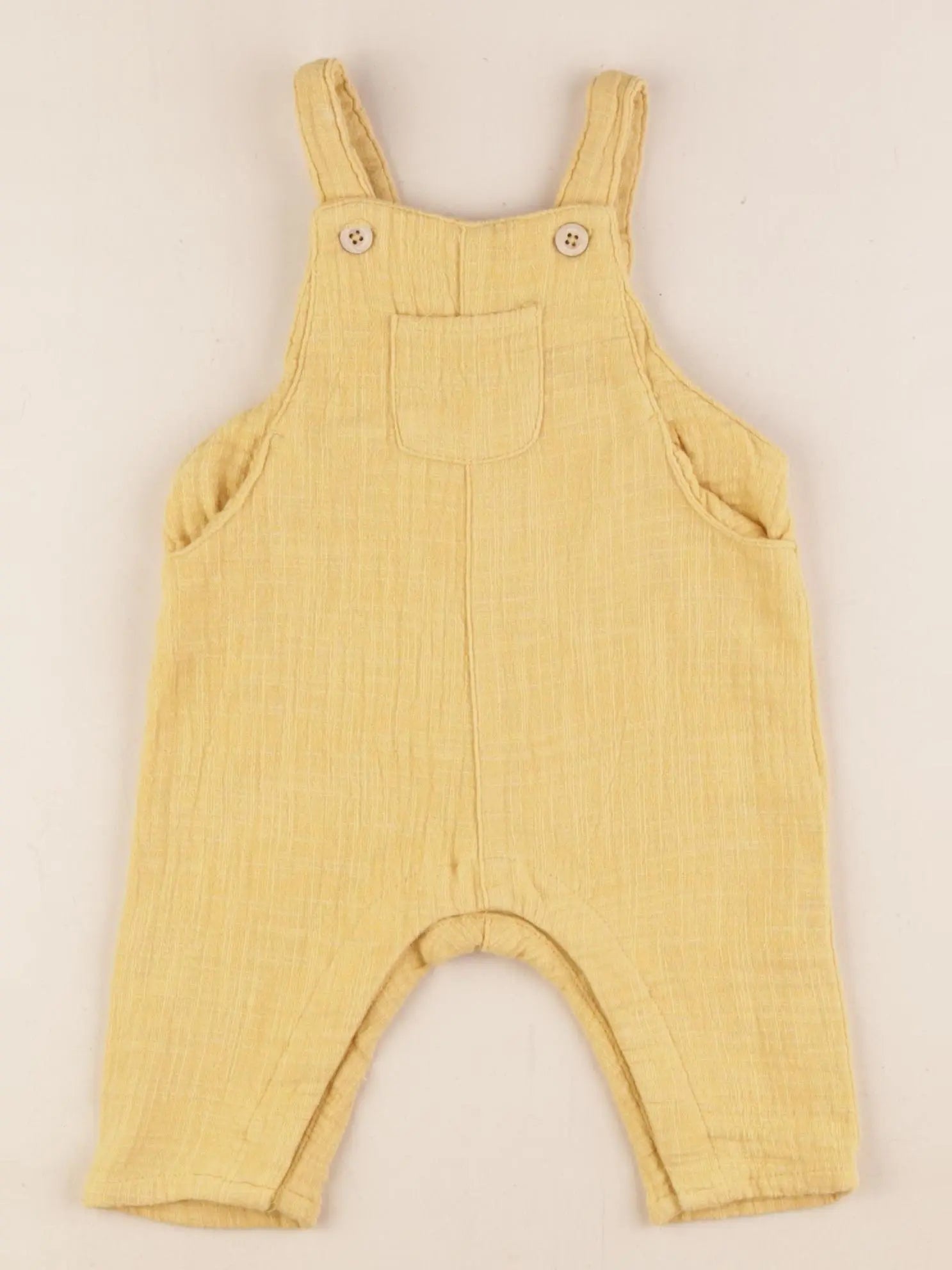 Zara - salopette jaune - 1/3 mois