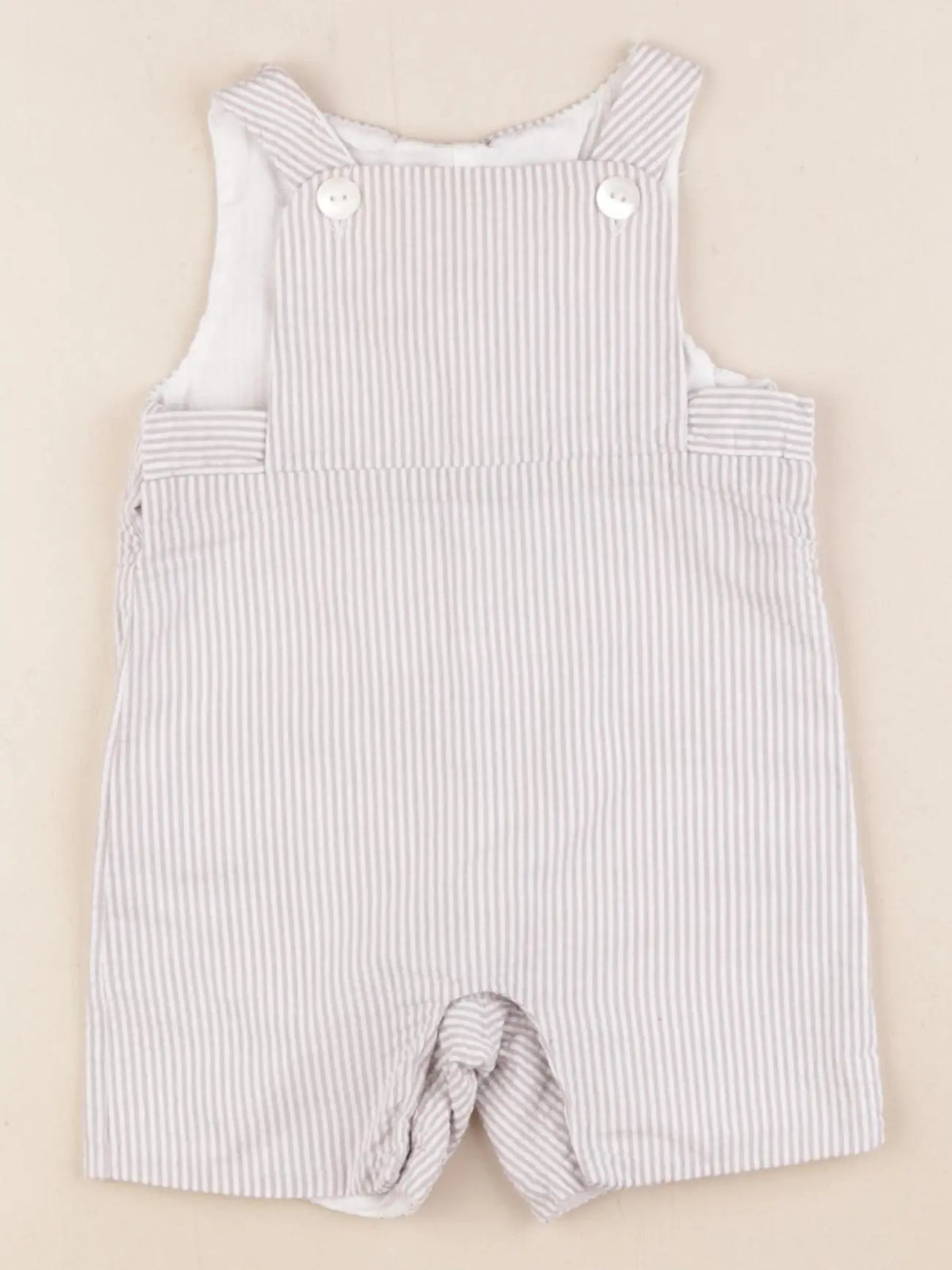 Jacadi - salopette gris, blanc - 3 mois
