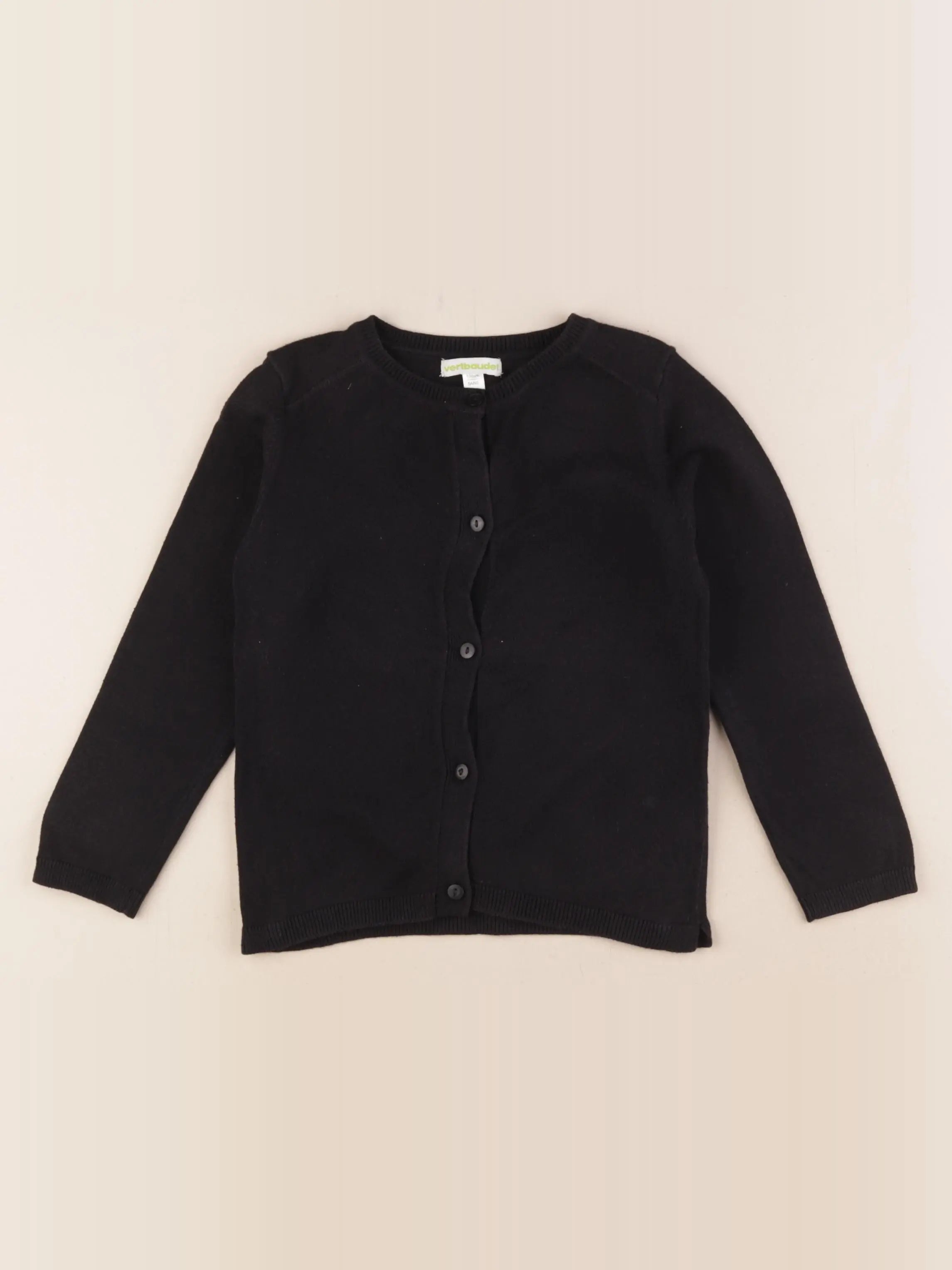 Vertbaudet - gilet noir - 5 ans