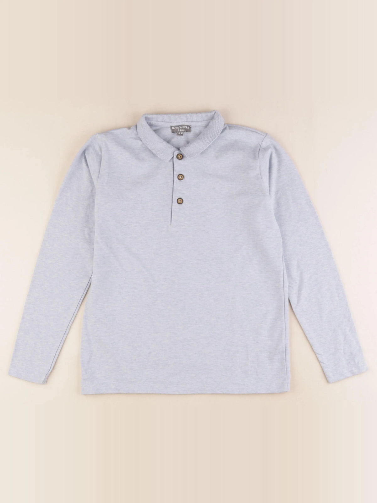 Buissonnière - polo bleu - 10/11 ans