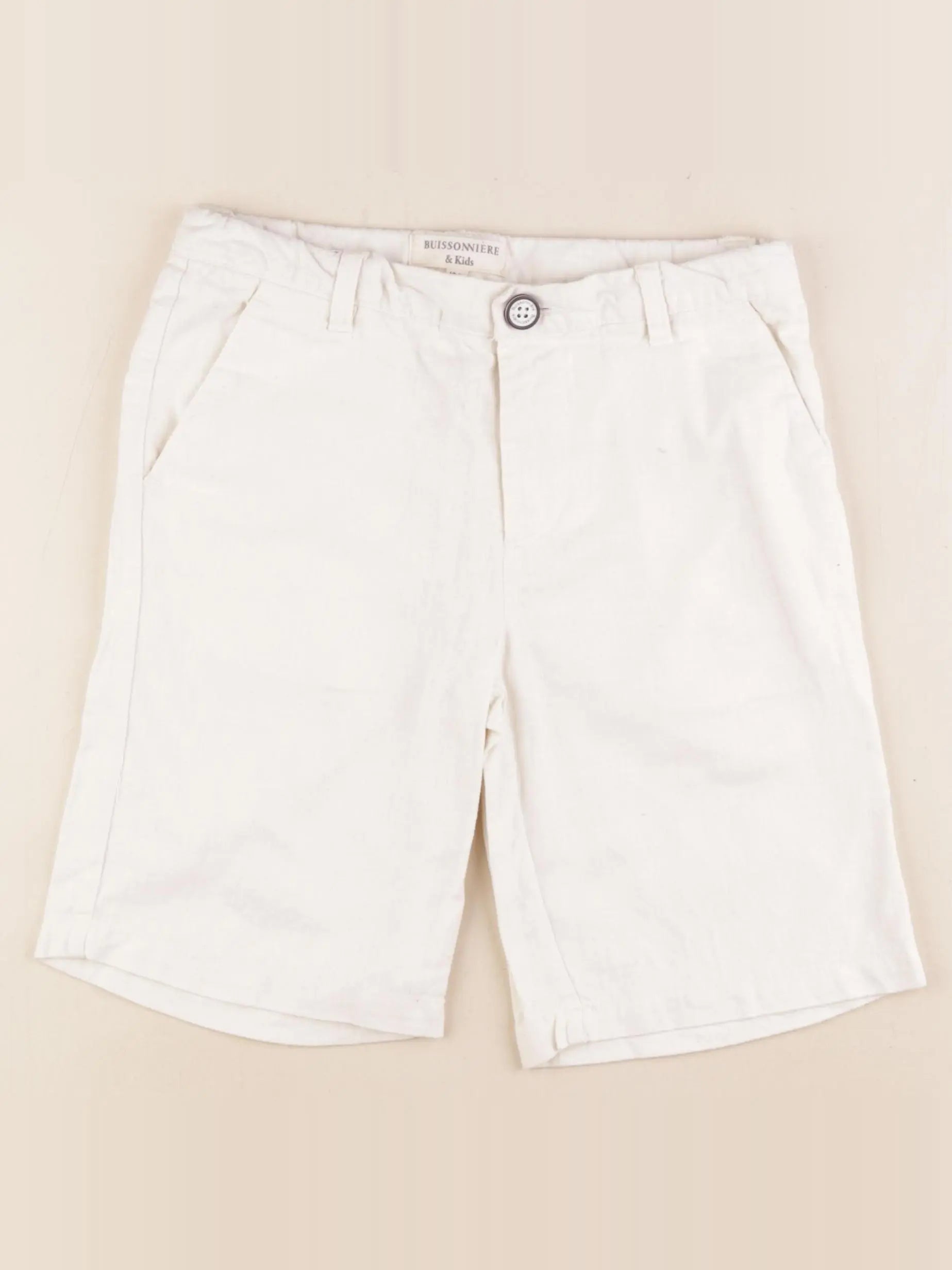 Buissonnière - short beige - 10/11 ans