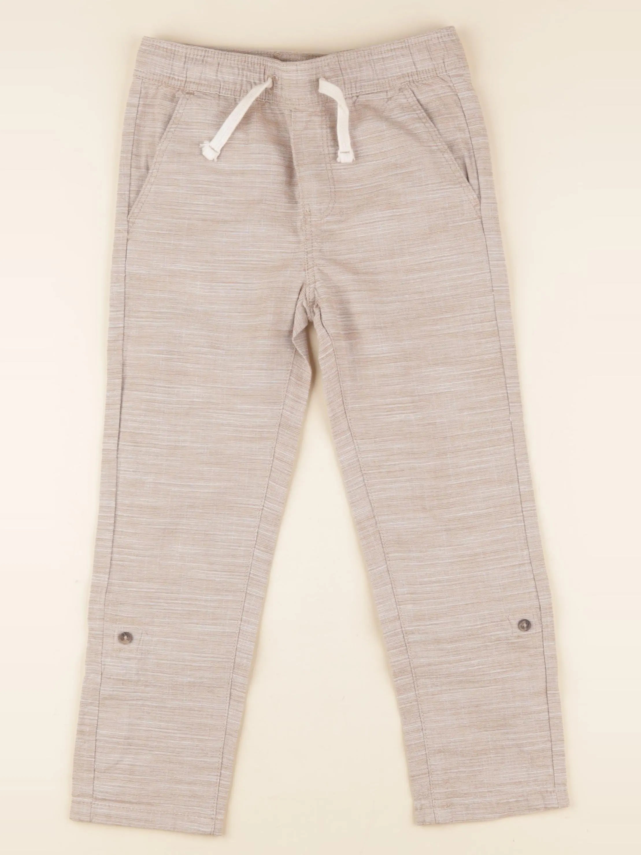 Vertbaudet - pantalon marron - 6 ans