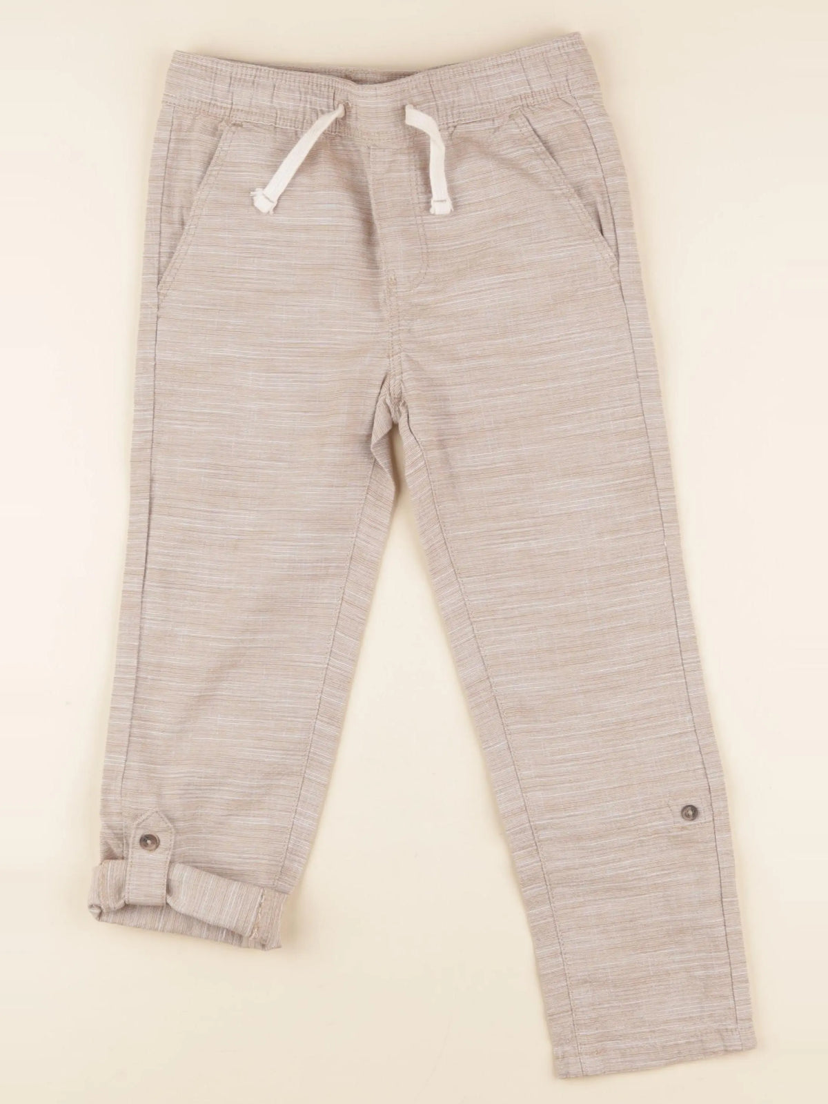 Vertbaudet - pantalon marron - 6 ans