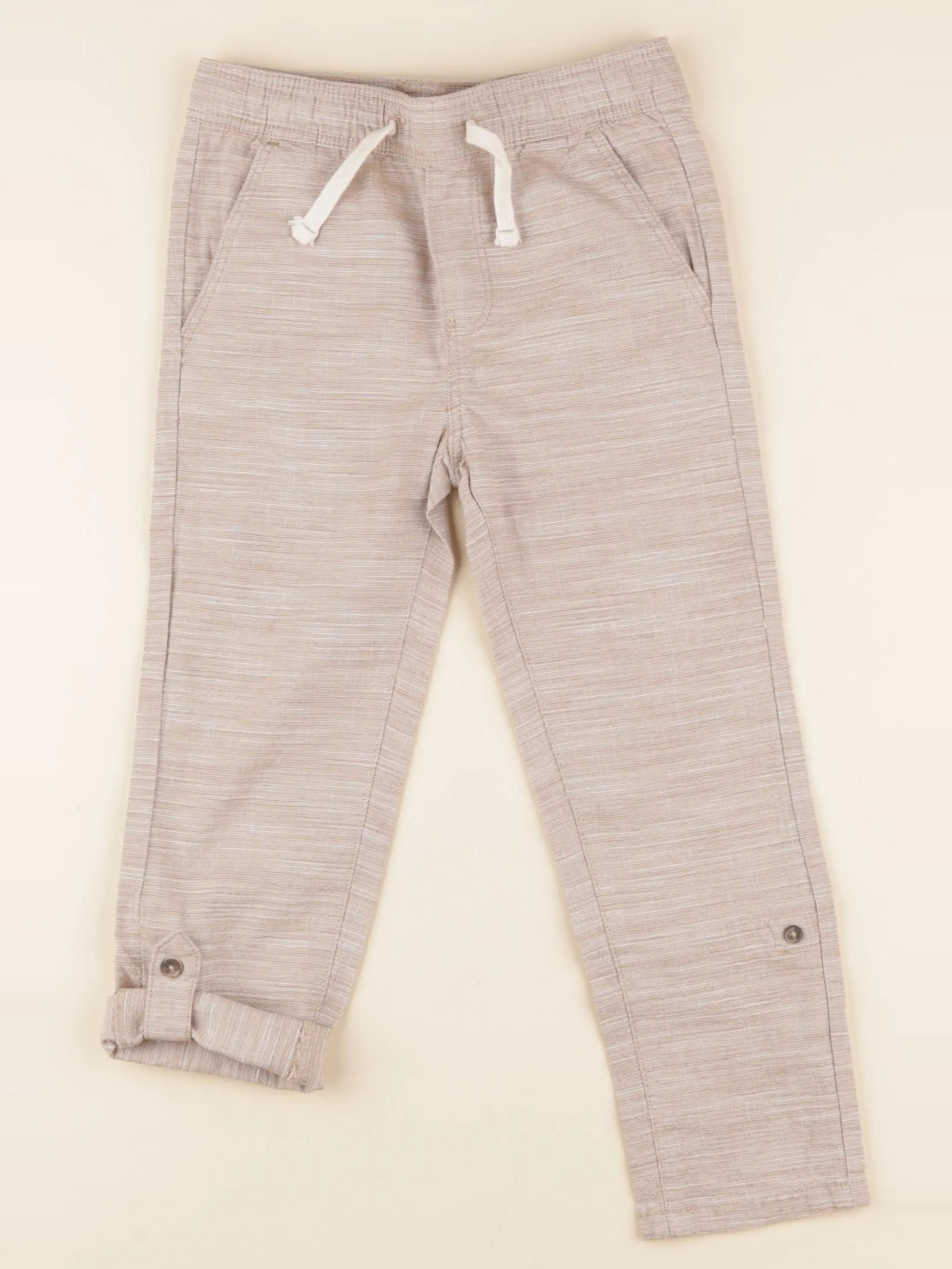 Vertbaudet - pantalon marron - 6 ans
