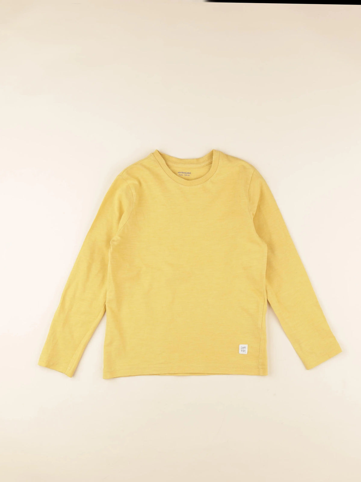 Vertbaudet - tee-shirt jaune - 8 ans