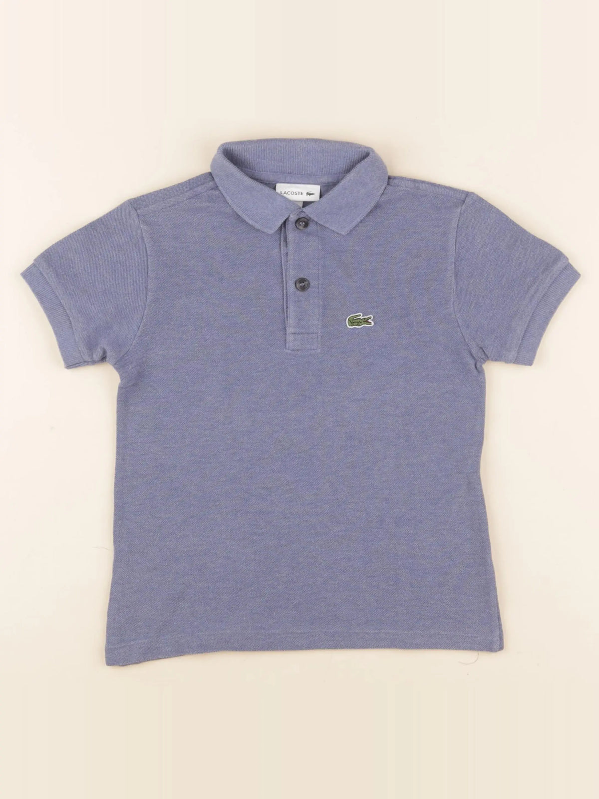 Lacoste - polo bleu - 6 ans