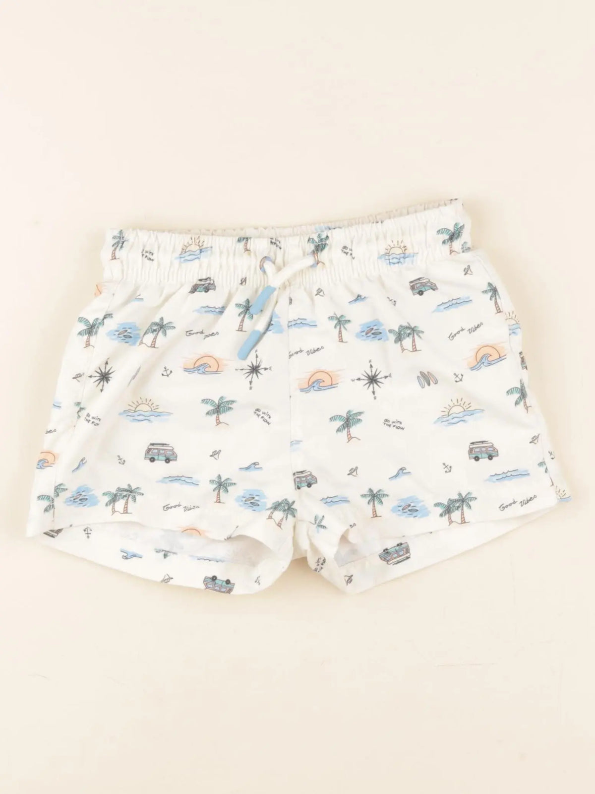 Zara - maillot de bain beige, multicolore - 4 ans