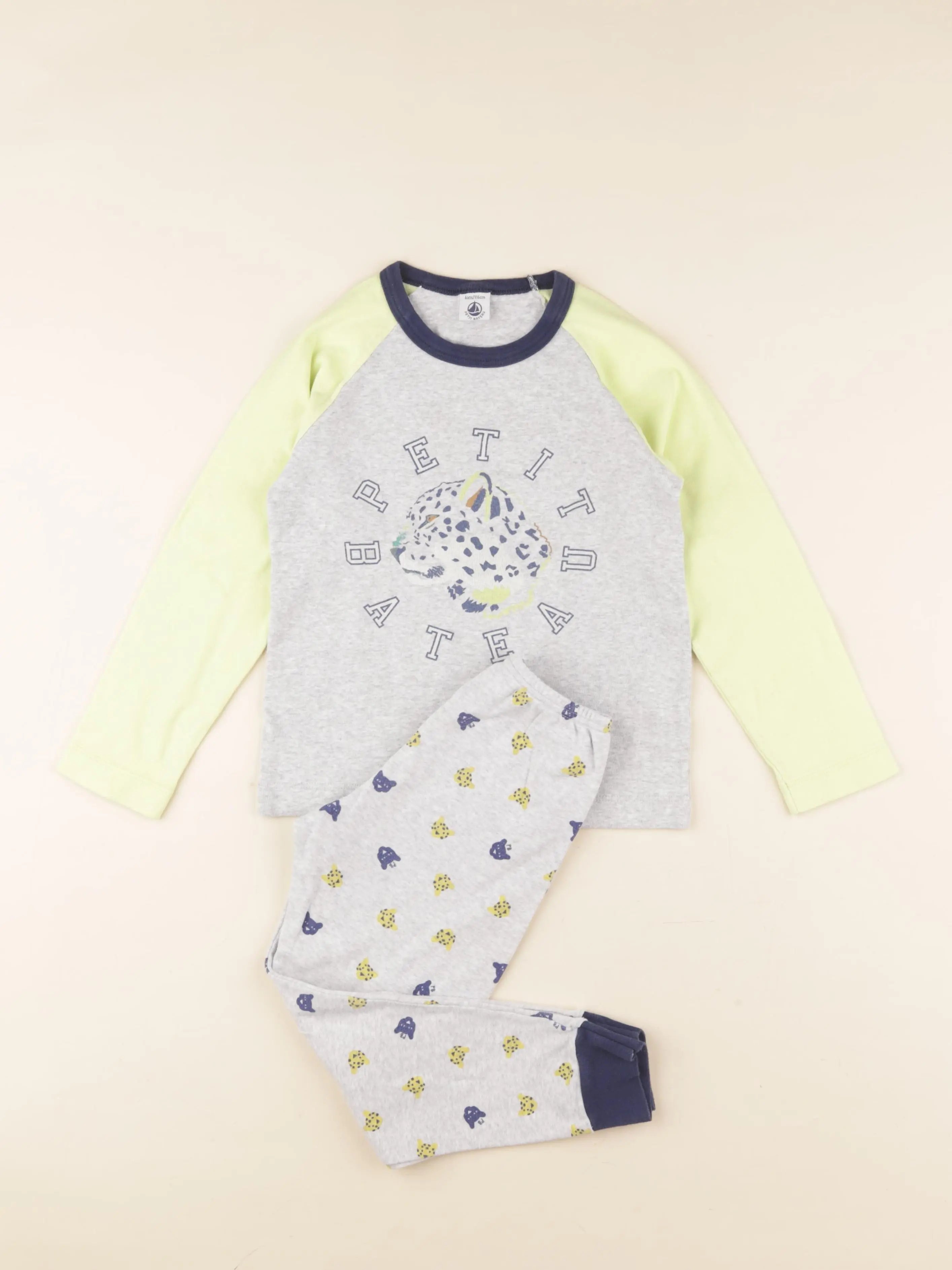 Petit Bateau - pyjama coton multicolore - 6 ans