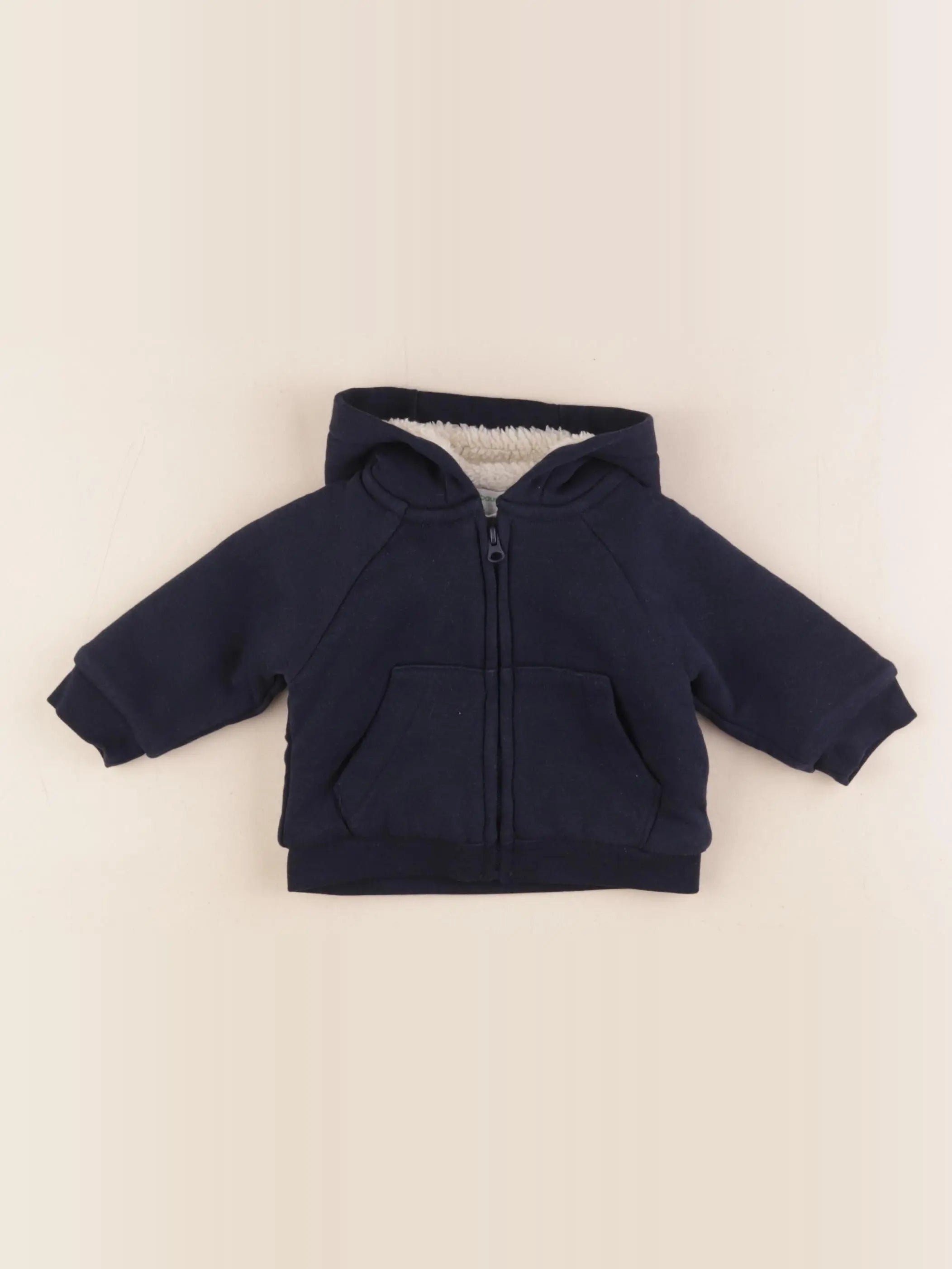 Vertbaudet - sweat bleu - 3 mois