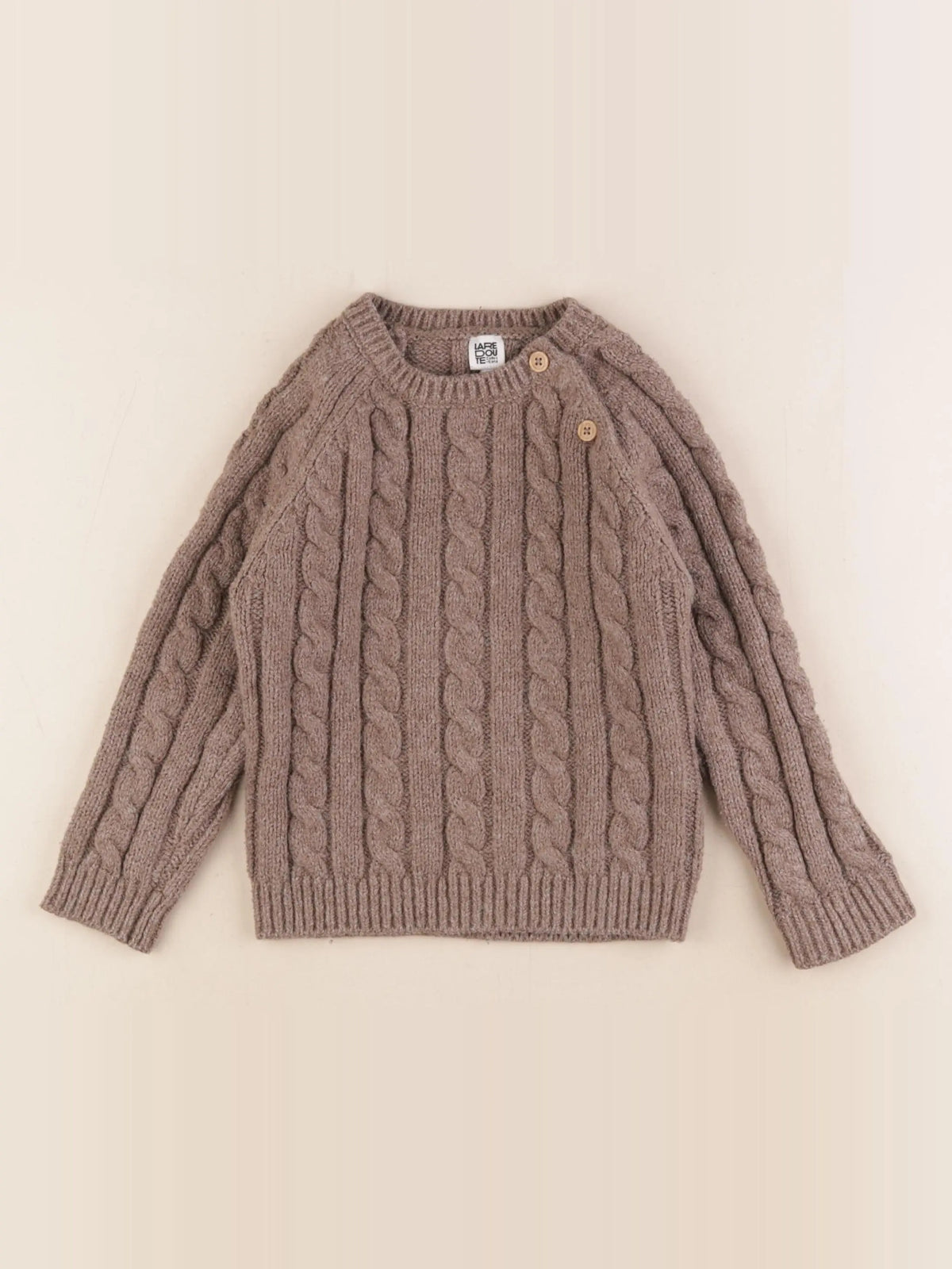 La Redoute - pull marron - 3 ans