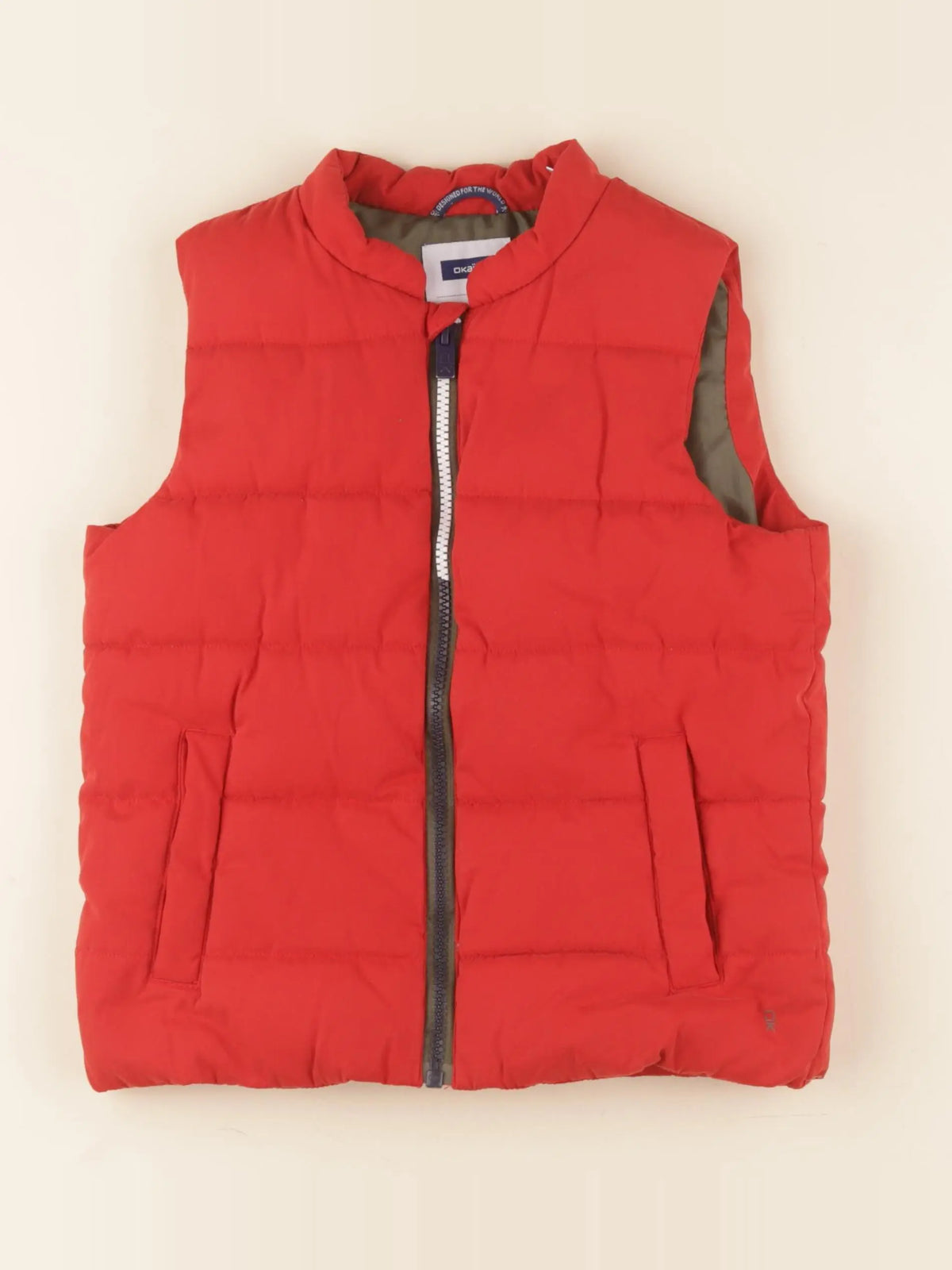 Okaidi - doudoune rouge - 8 ans