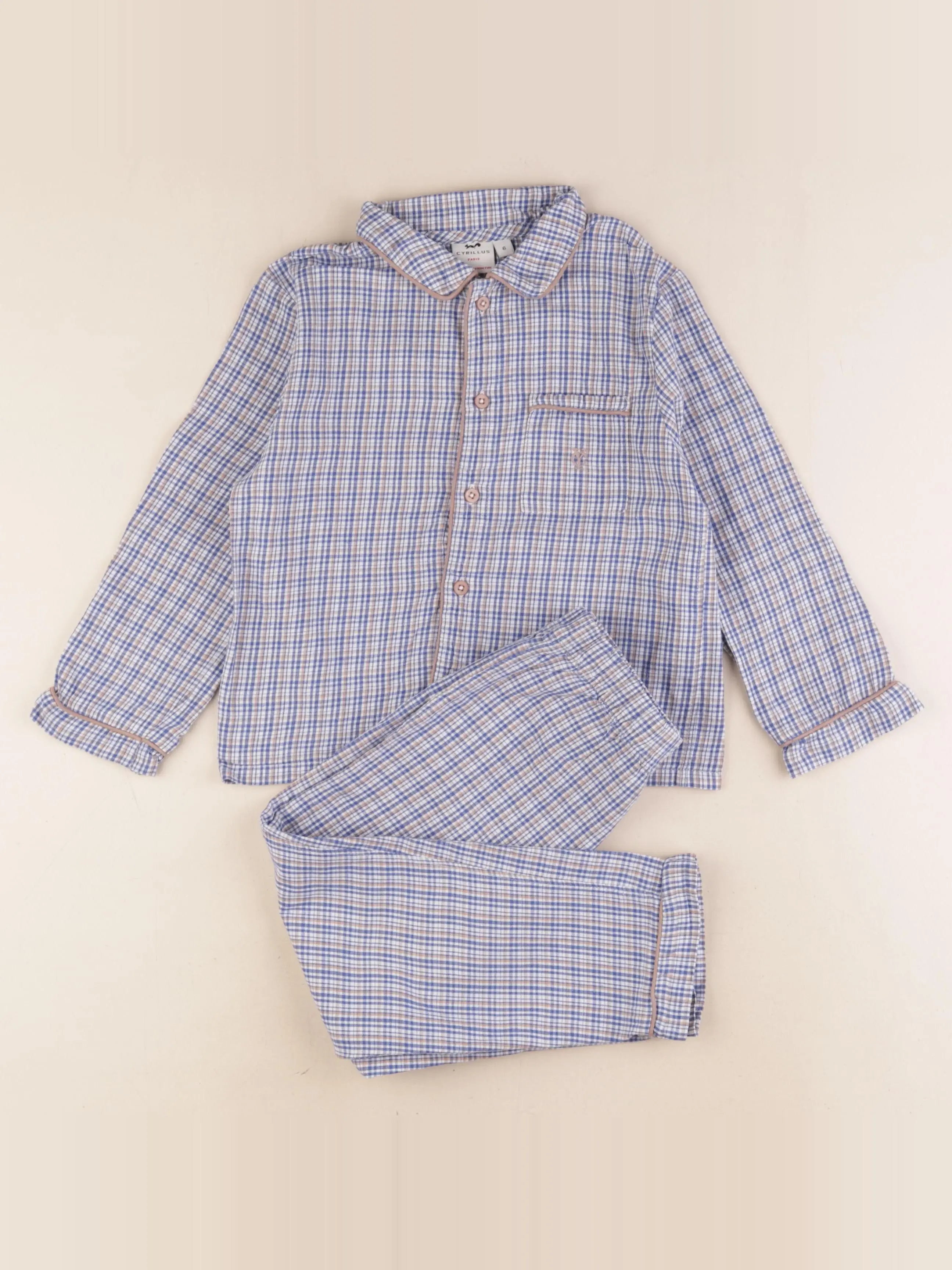 Cyrillus - pyjama coton multicolore - 6 ans