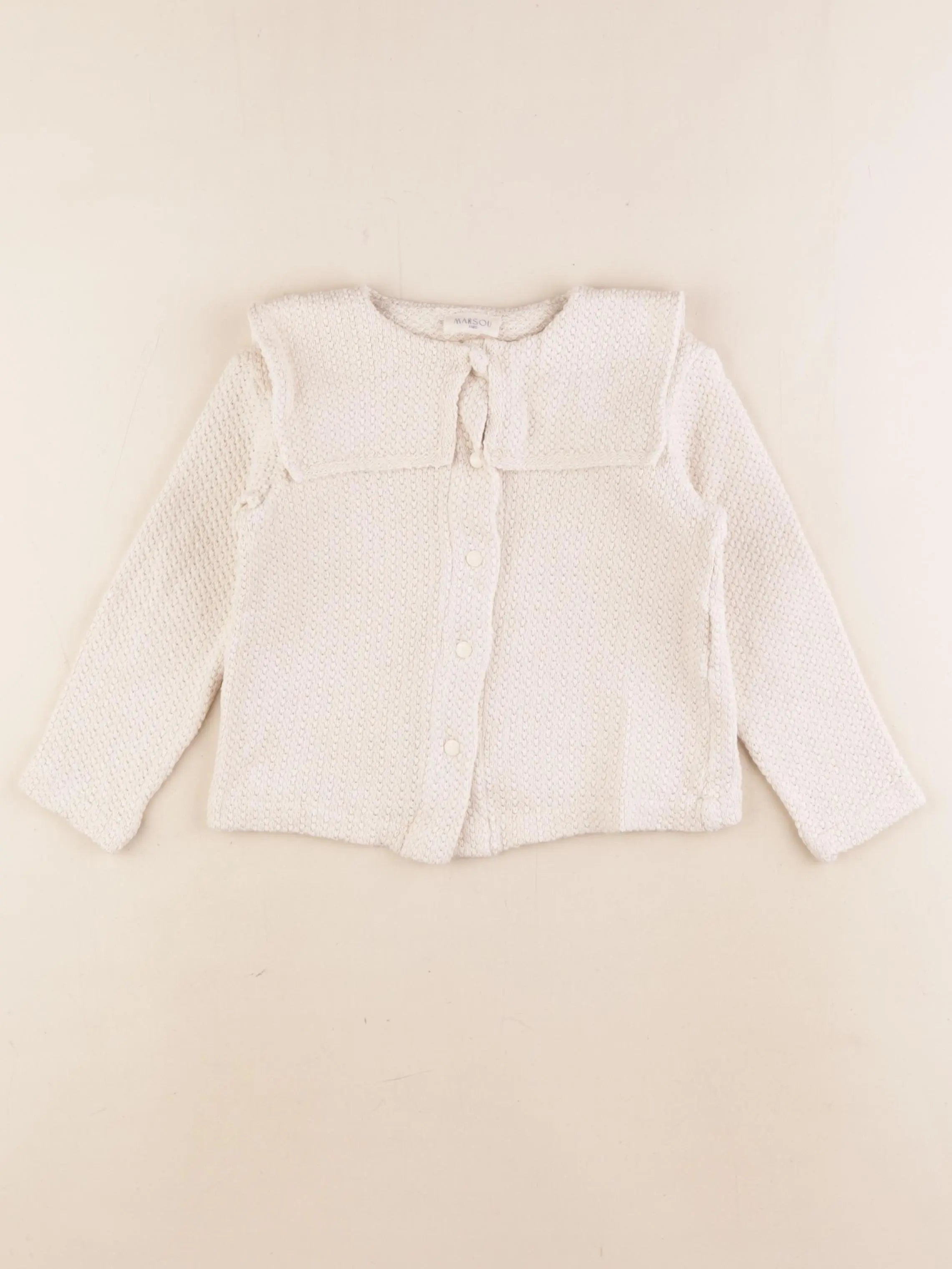 Marsou - gilet beige - 4 ans