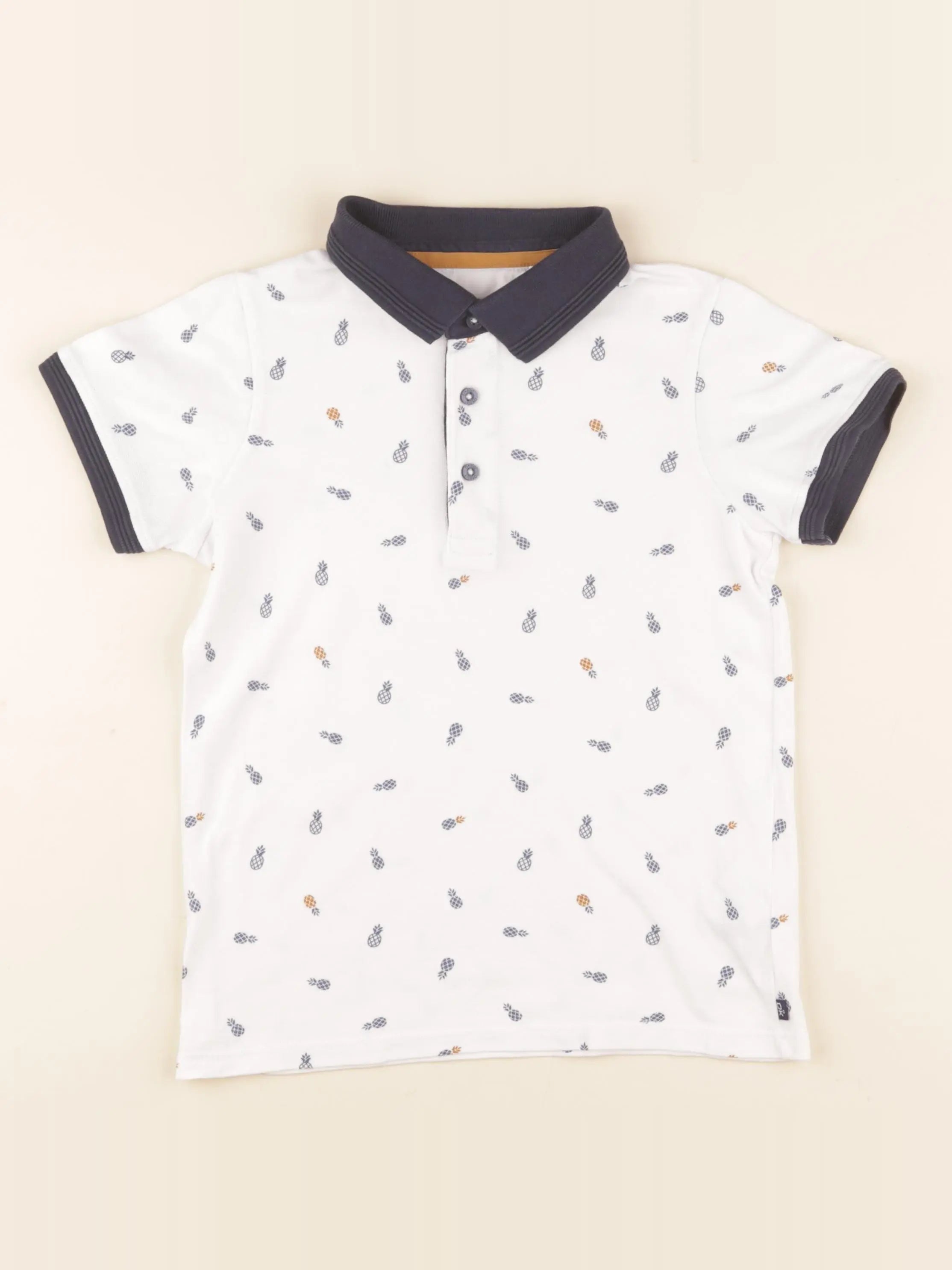 Okaidi - polo blanc - 8 ans