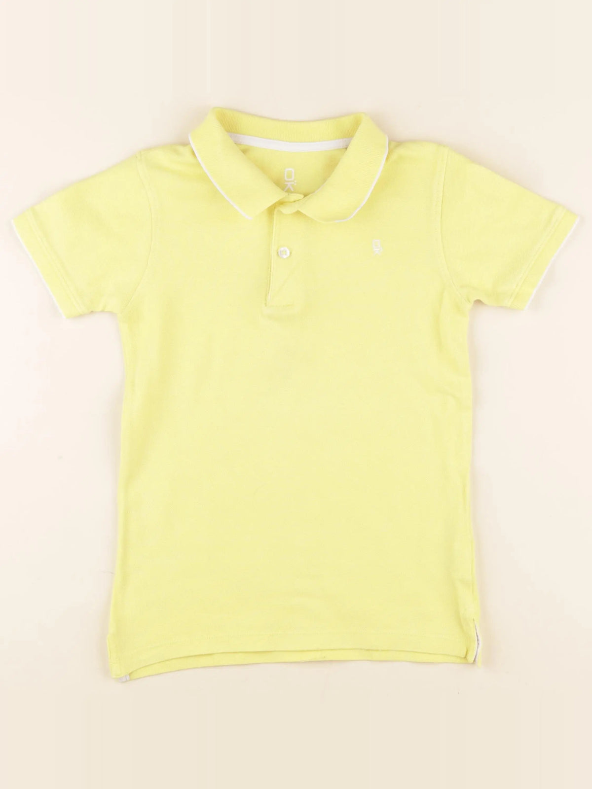 Okaidi - polo jaune - 8 ans