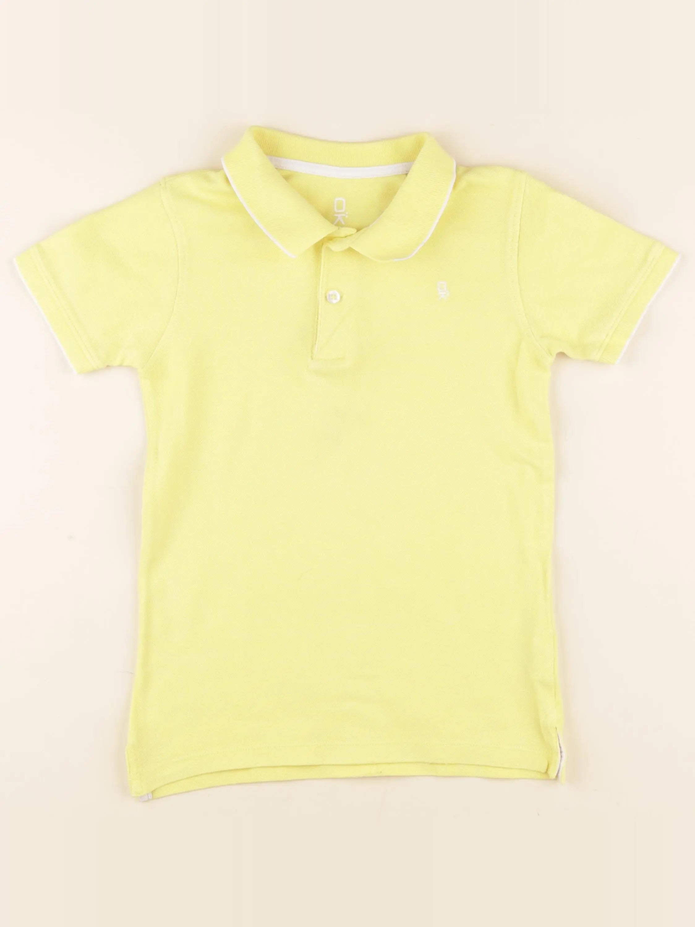 Okaidi - polo jaune - 8 ans