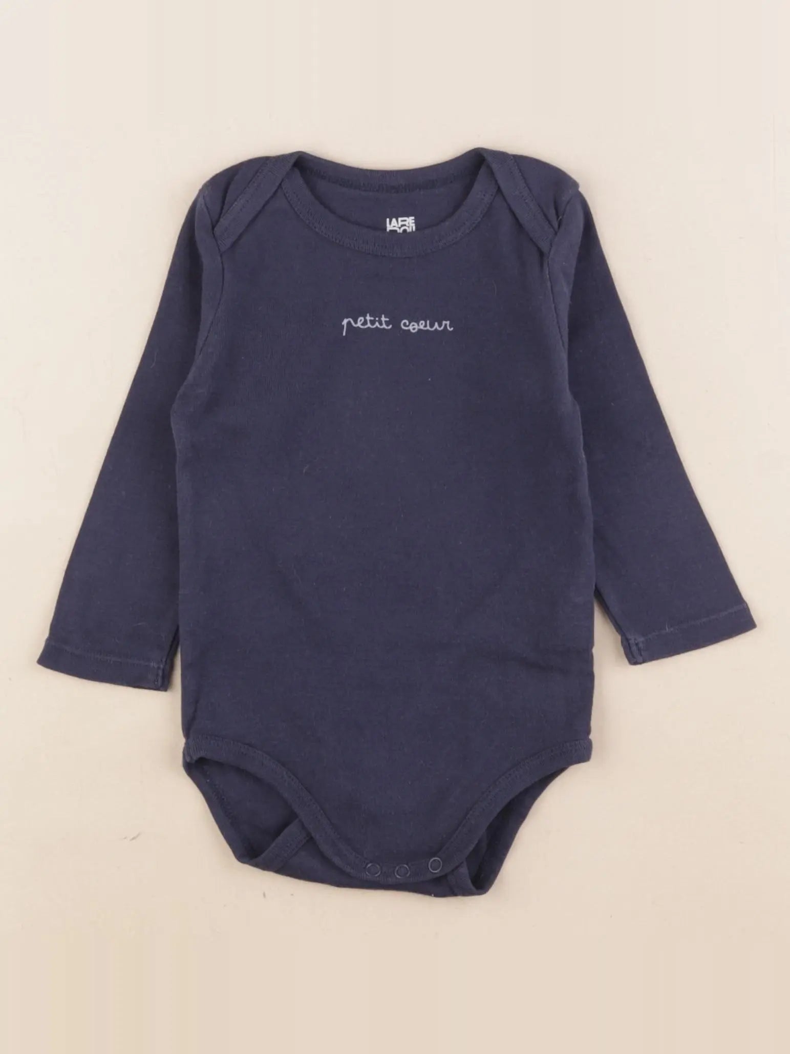 La Redoute - body bleu - 12 mois