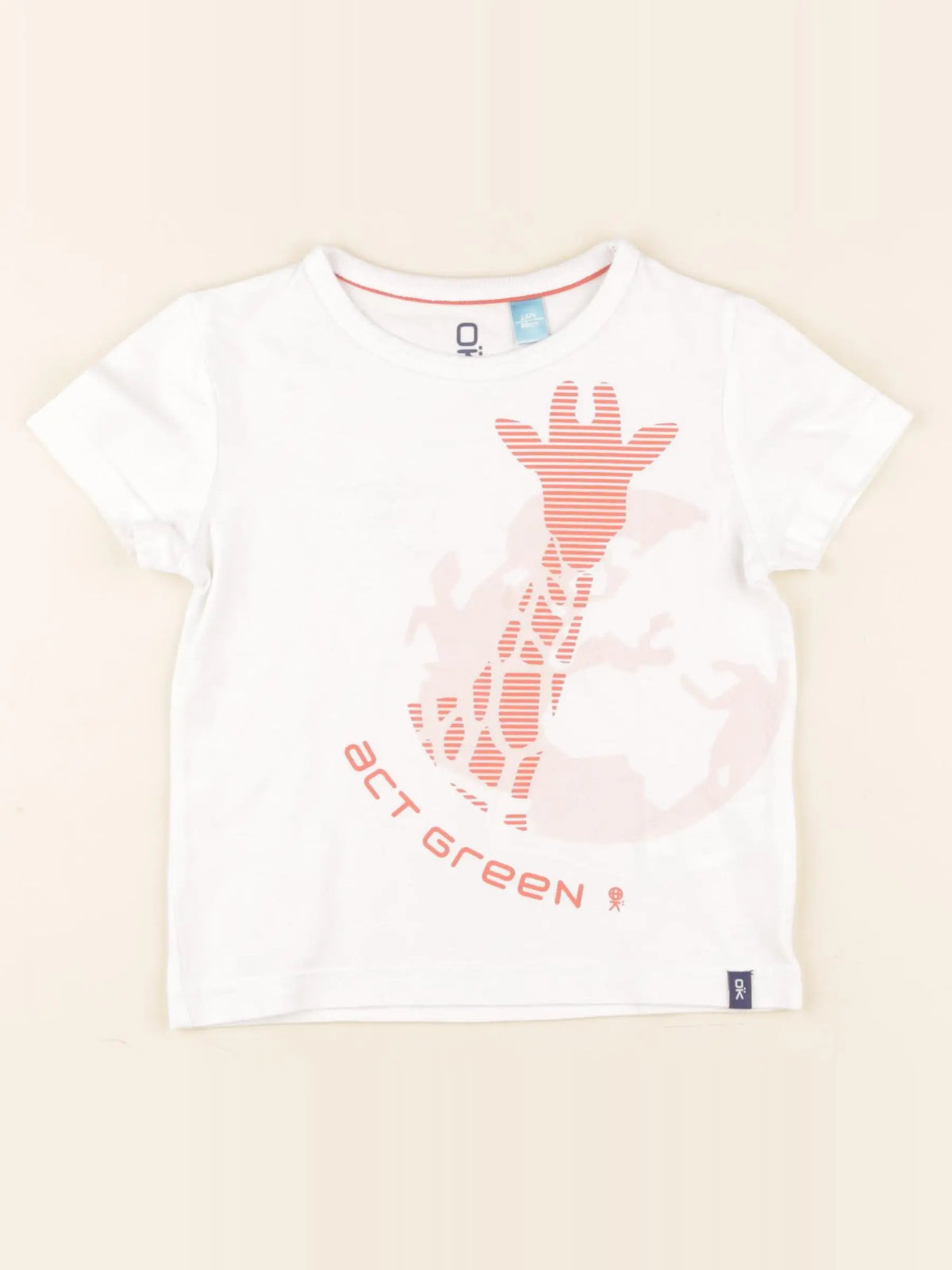 Okaidi - tee-shirt blanc - 2 ans