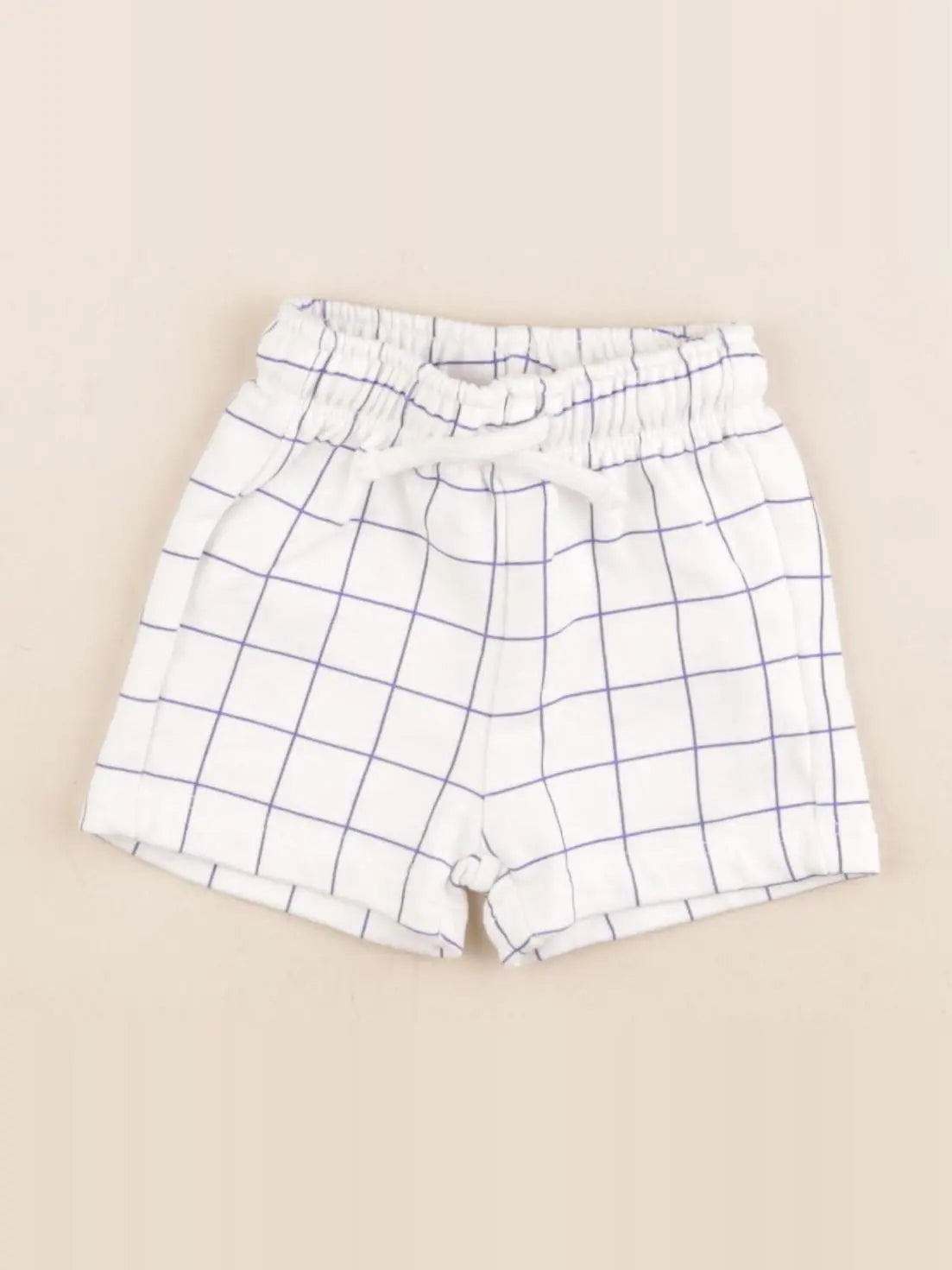 Tape à l'oeil - short blanc, bleu - 3 mois