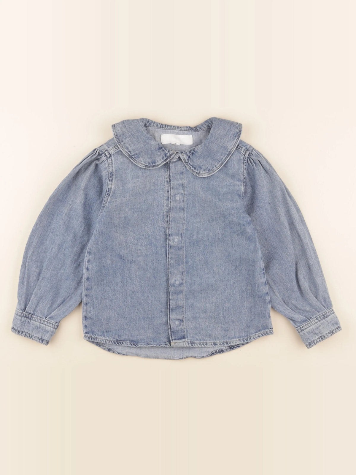Zara - blouse bleu - 6/7 ans