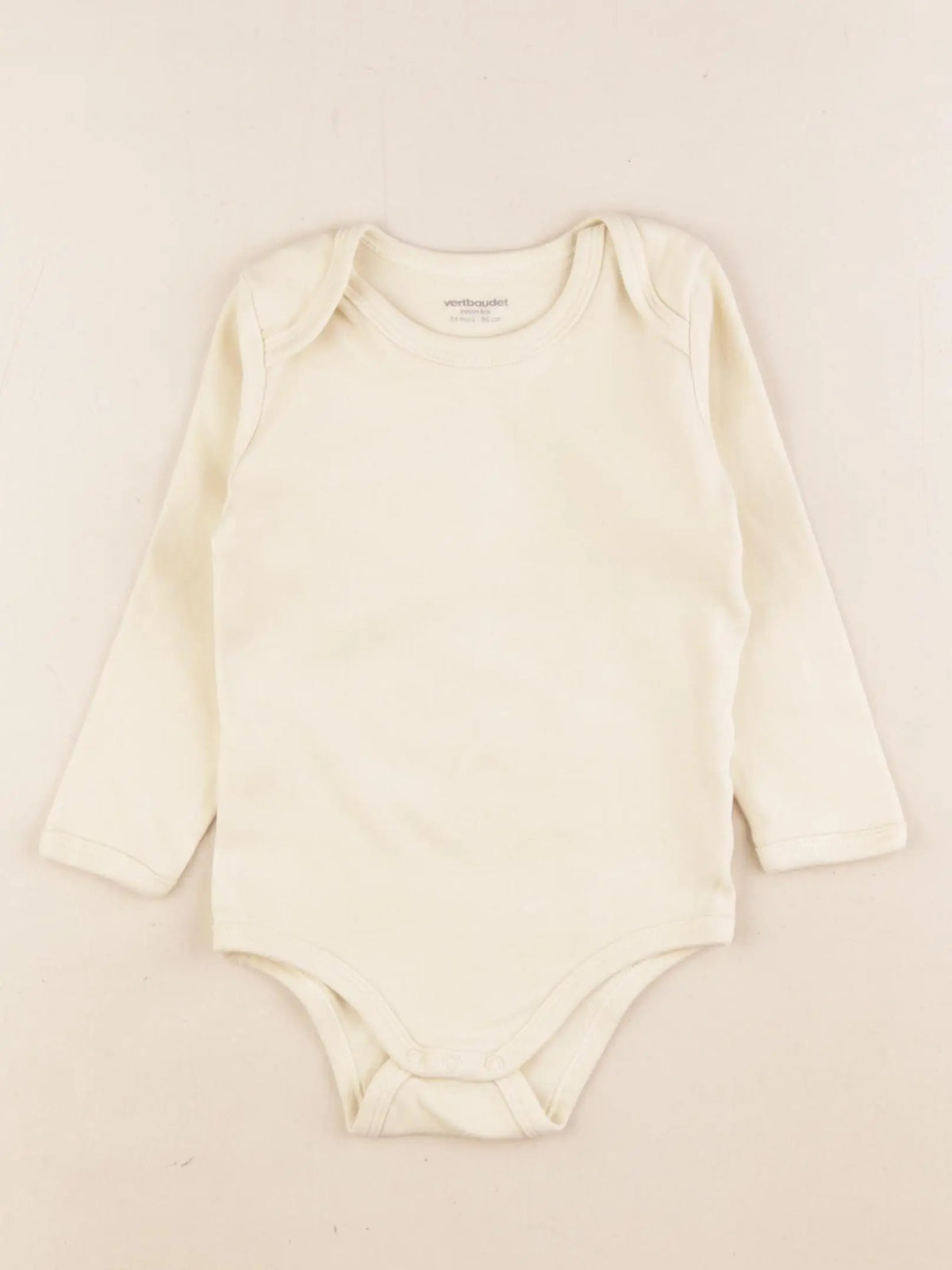 Vertbaudet - body jaune - 24 mois