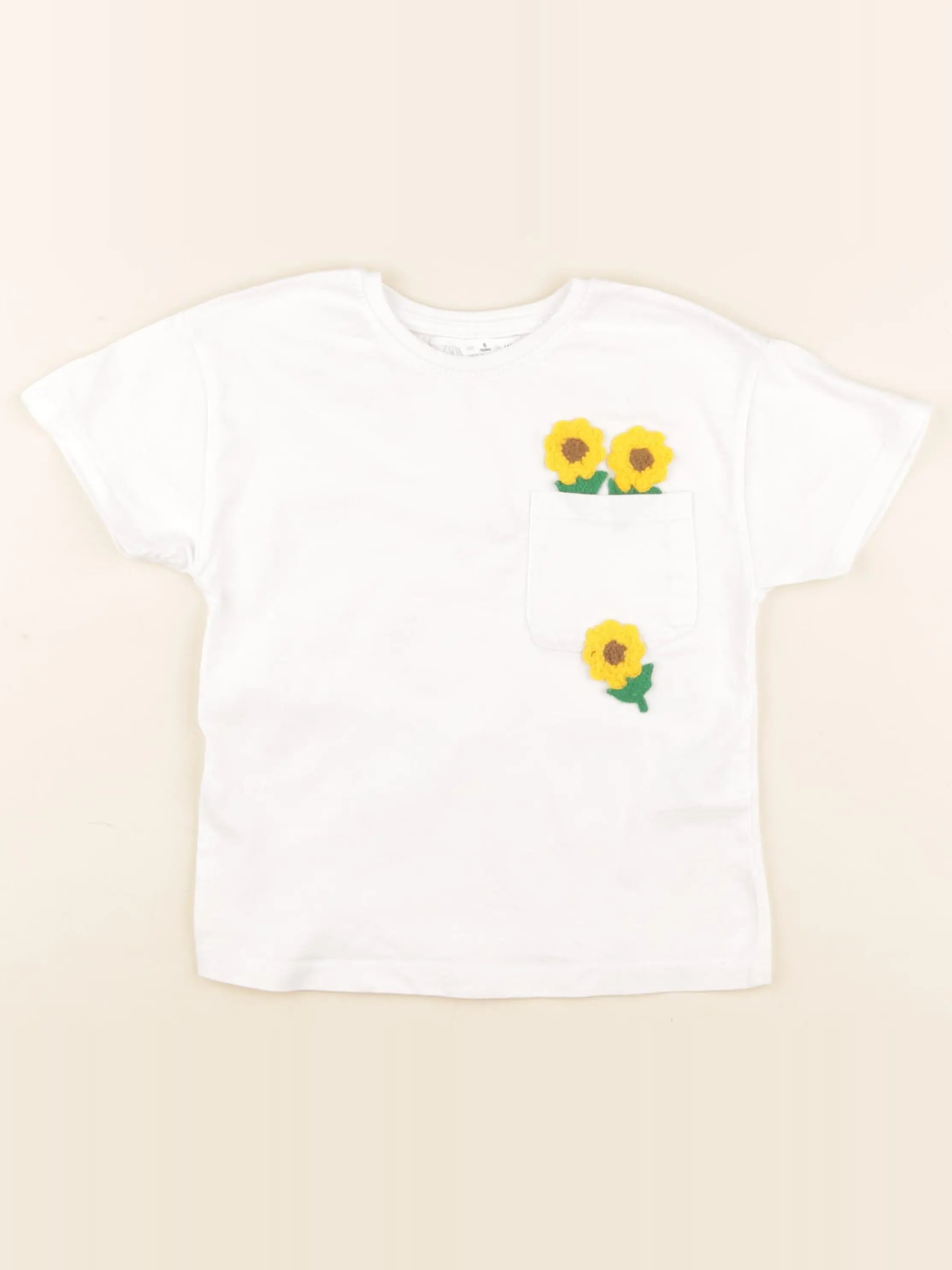 Zara - tee-shirt blanc - 6 ans