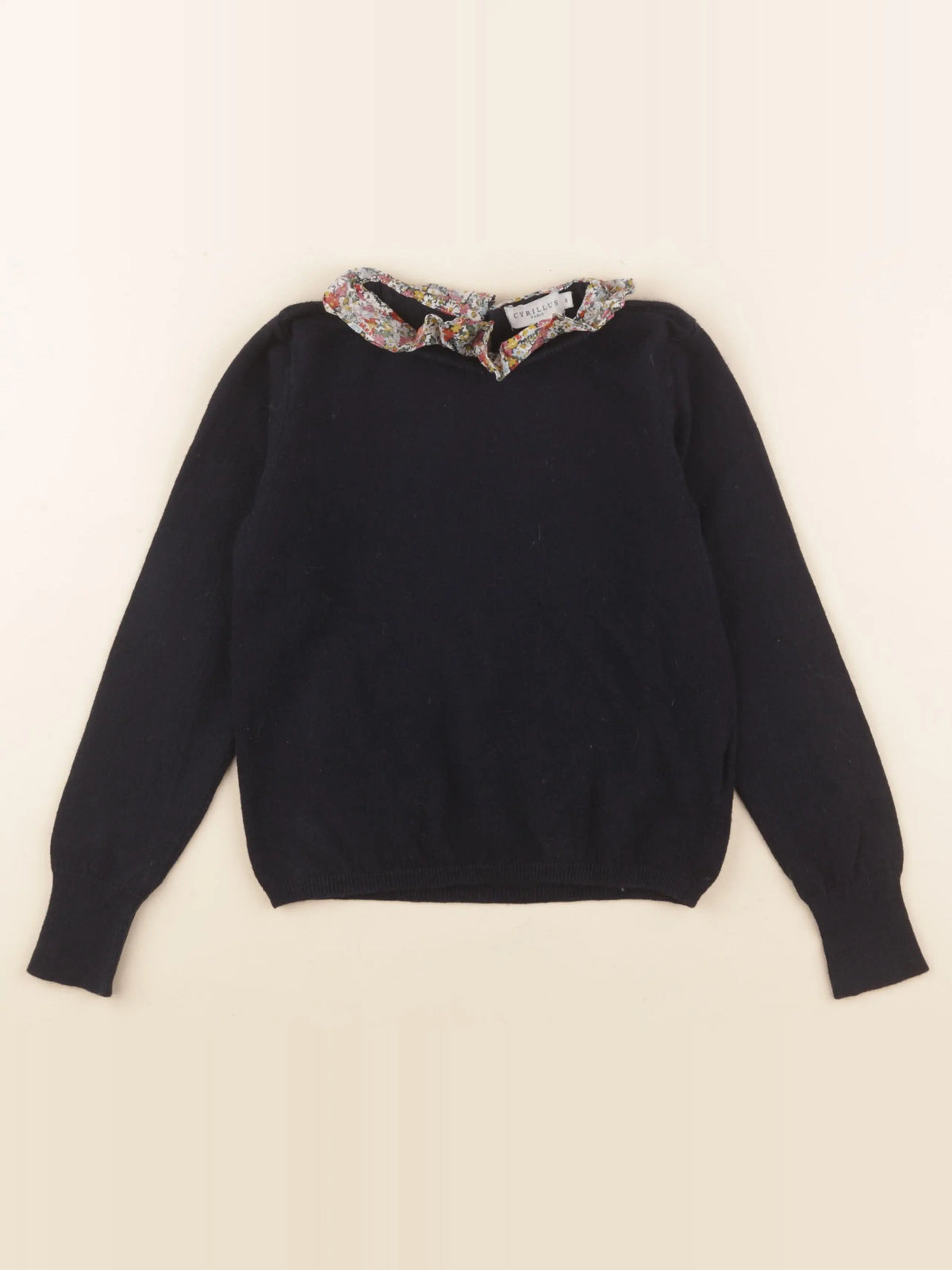 Cyrillus - pull bleu - 8 ans