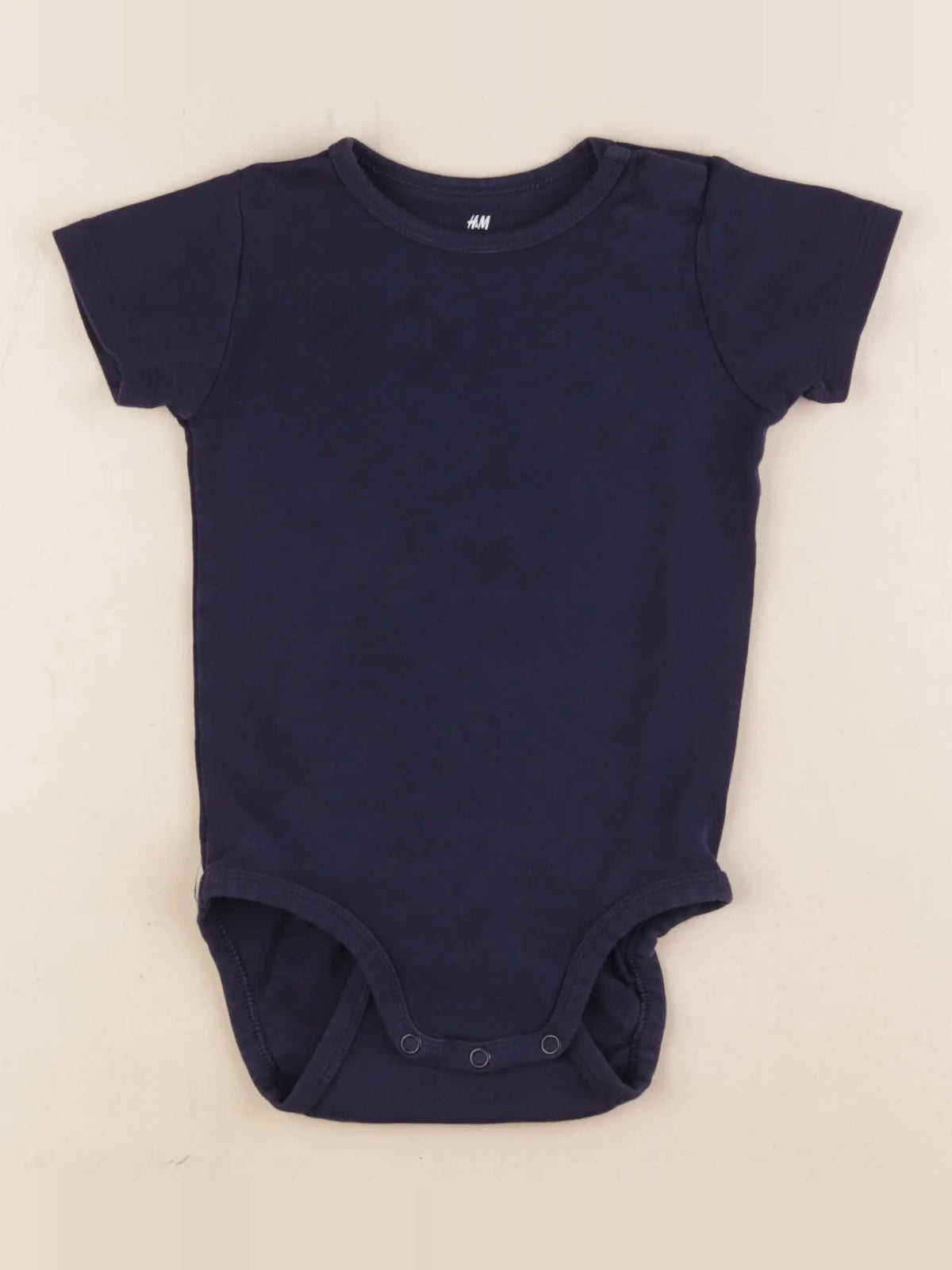 H&M - body bleu - 12/18 mois