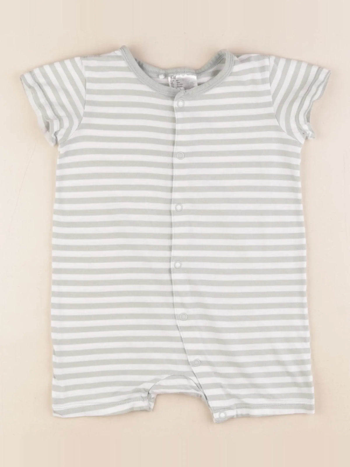 H&M - combinaison vert - 12 mois