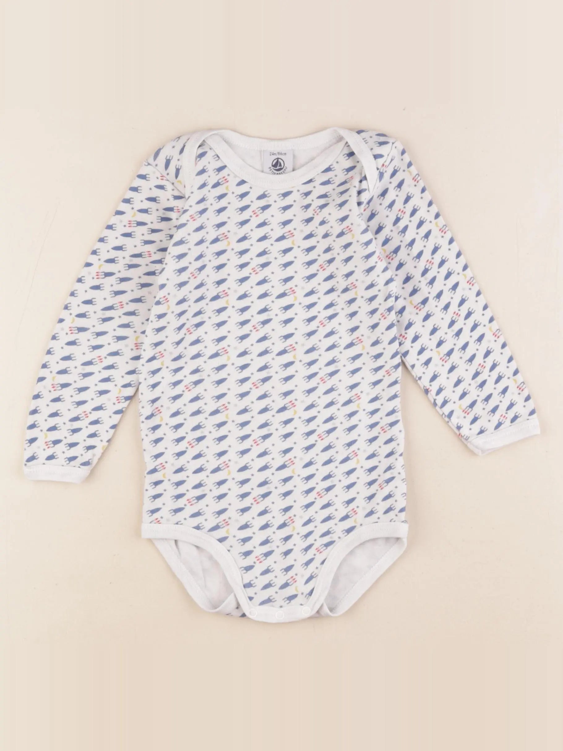 Petit Bateau - body multicolore - 24 mois