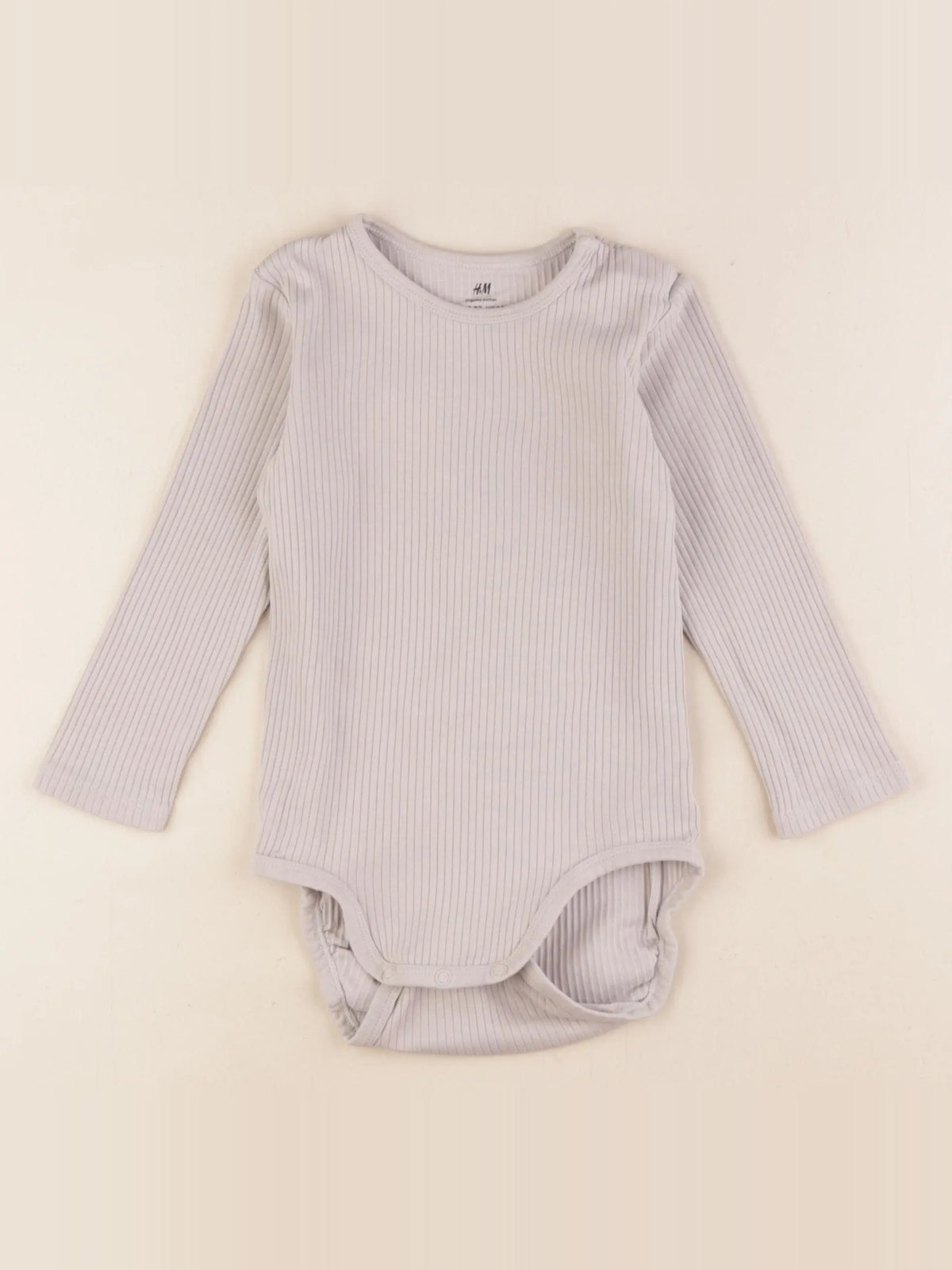H&M - body beige - 18/24 mois
