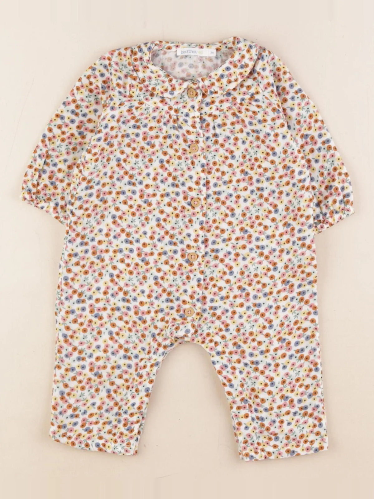 Boutchou - combinaison multicolore - 3 mois