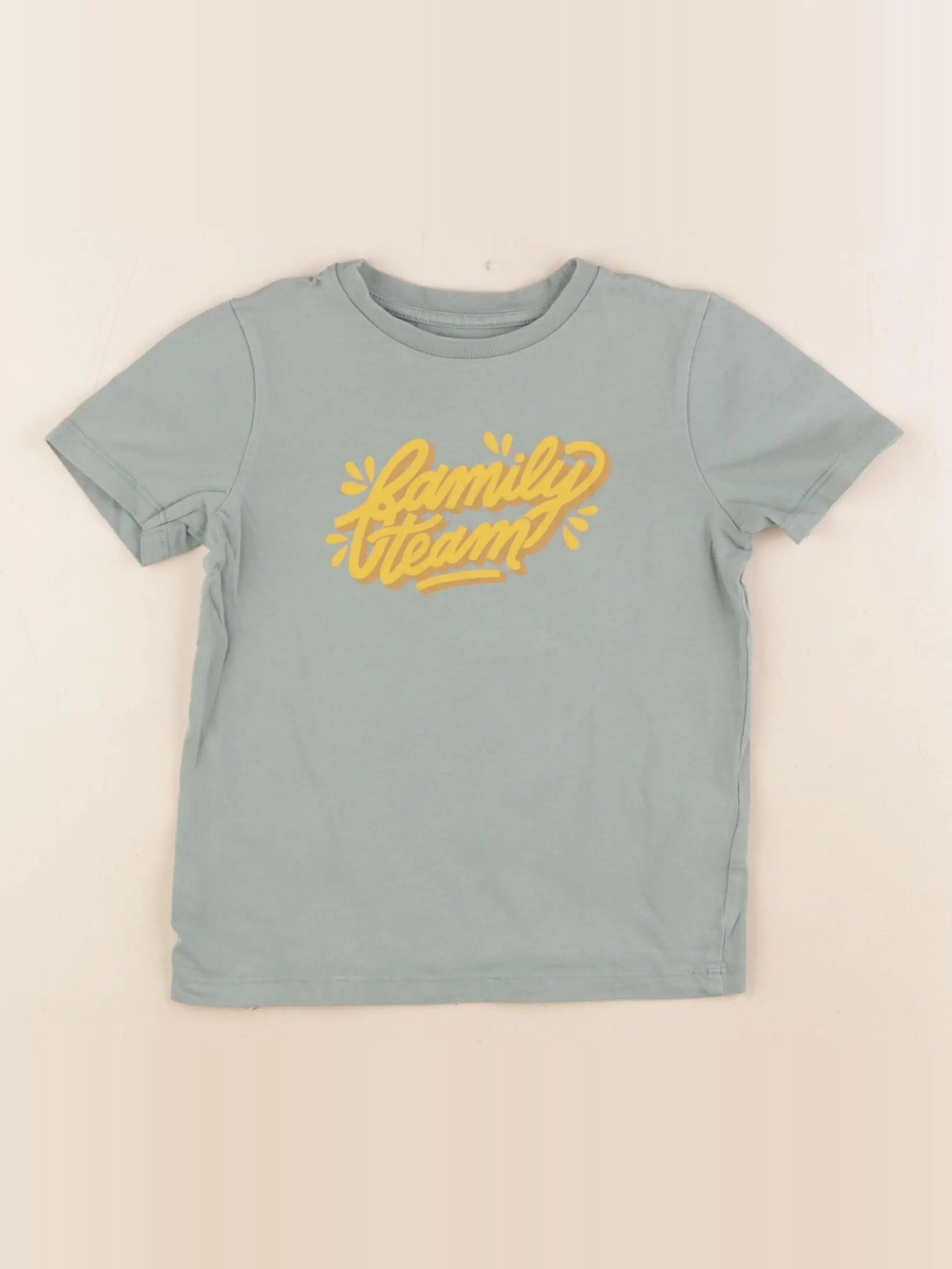 Vertbaudet - tee-shirt vert - 4 ans