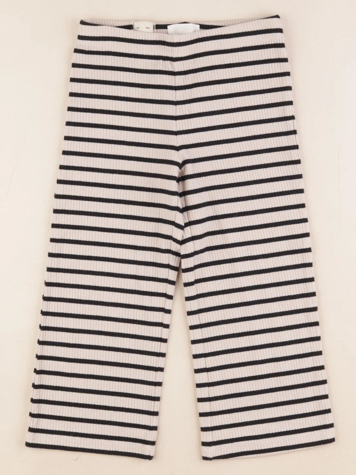 Arket - legging noir, beige - 2/3 ans