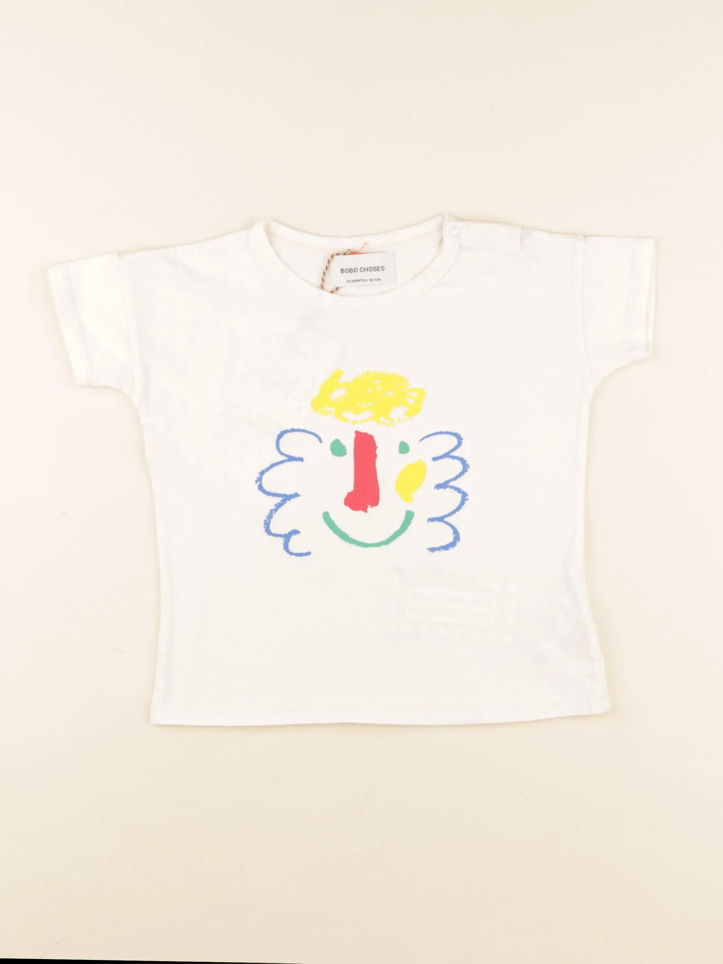 Bobo Choses - tee-shirt beige - 24 mois