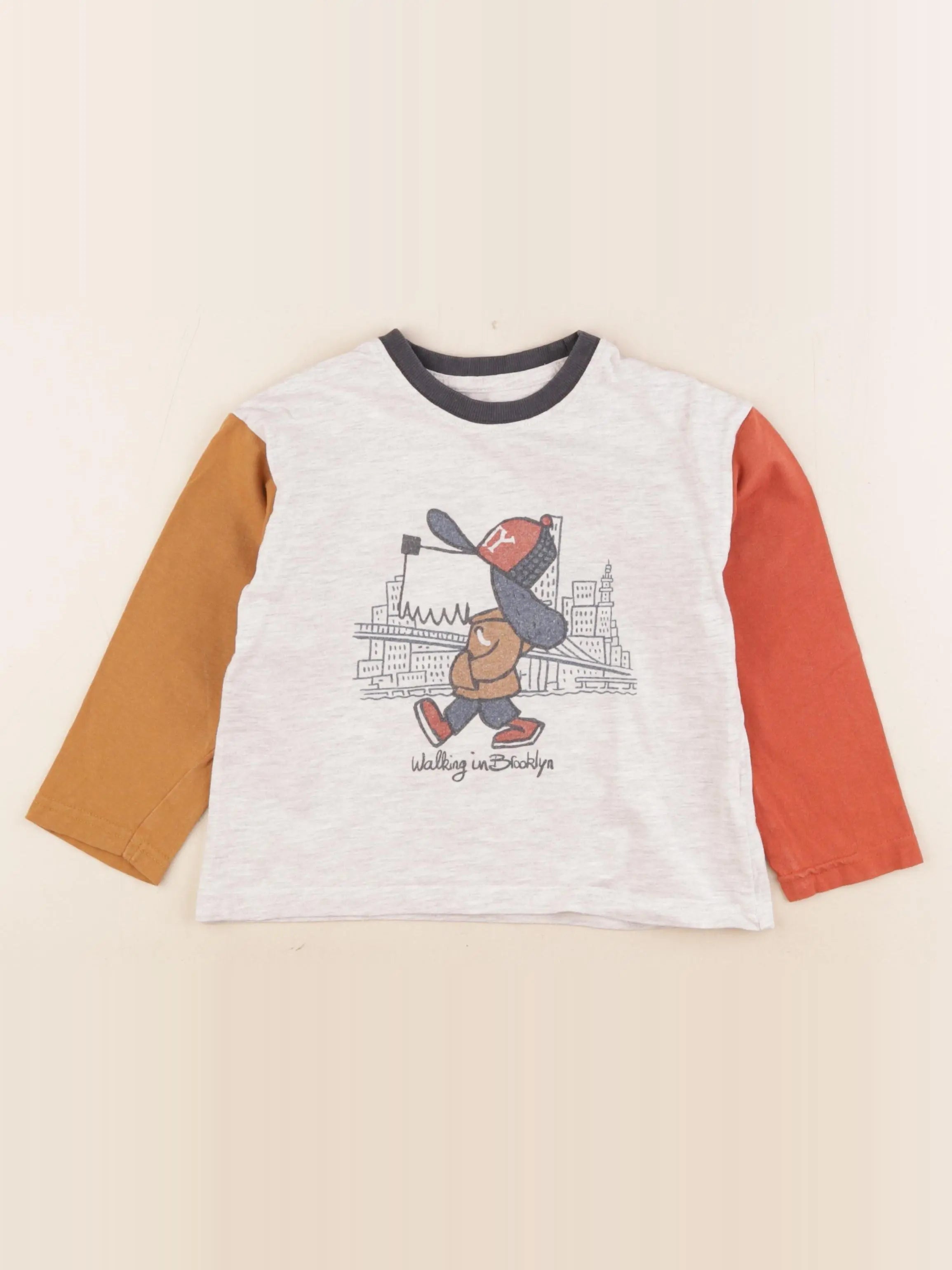 Vertbaudet - tee-shirt multicolore - 5 ans
