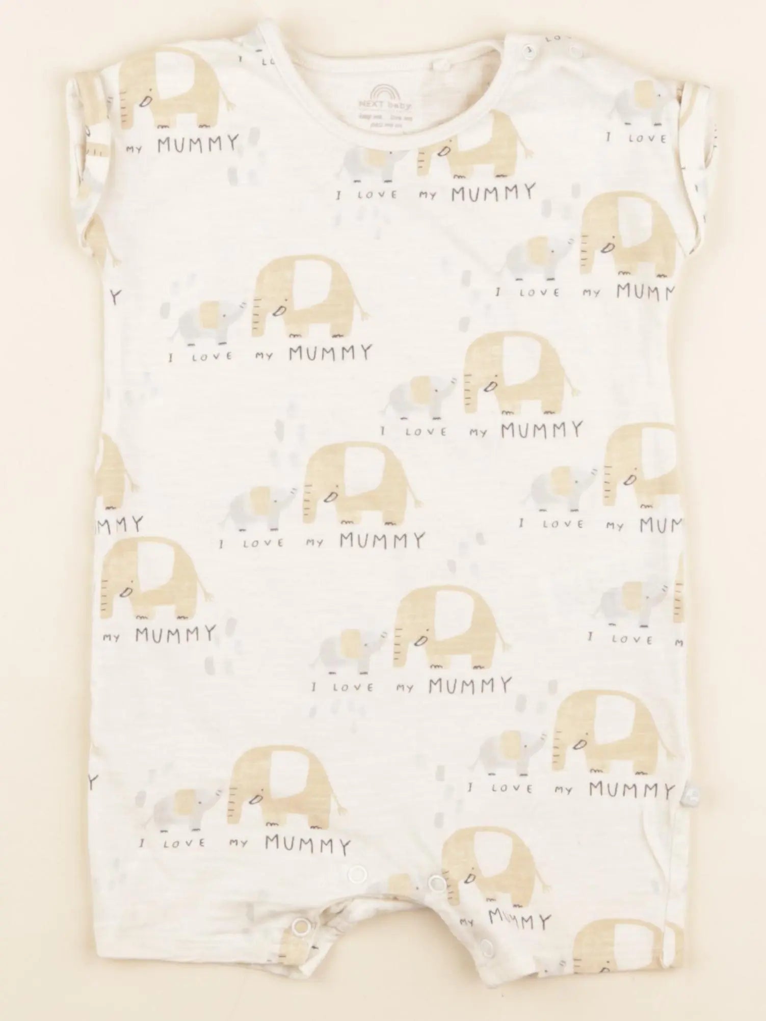 Next - combinaison beige - 12 mois