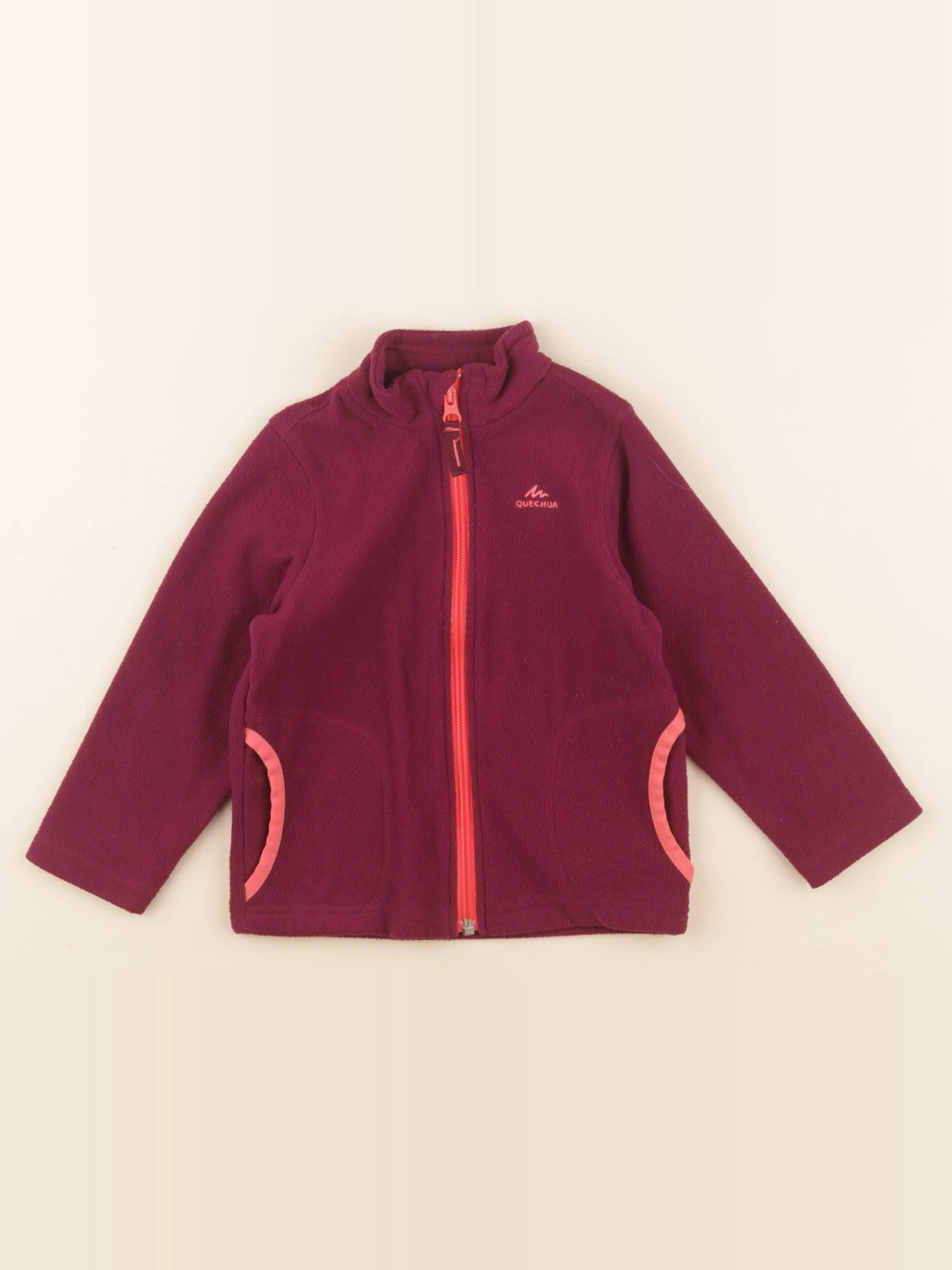 Decathlon ski - polaire violet - 2/3 ans