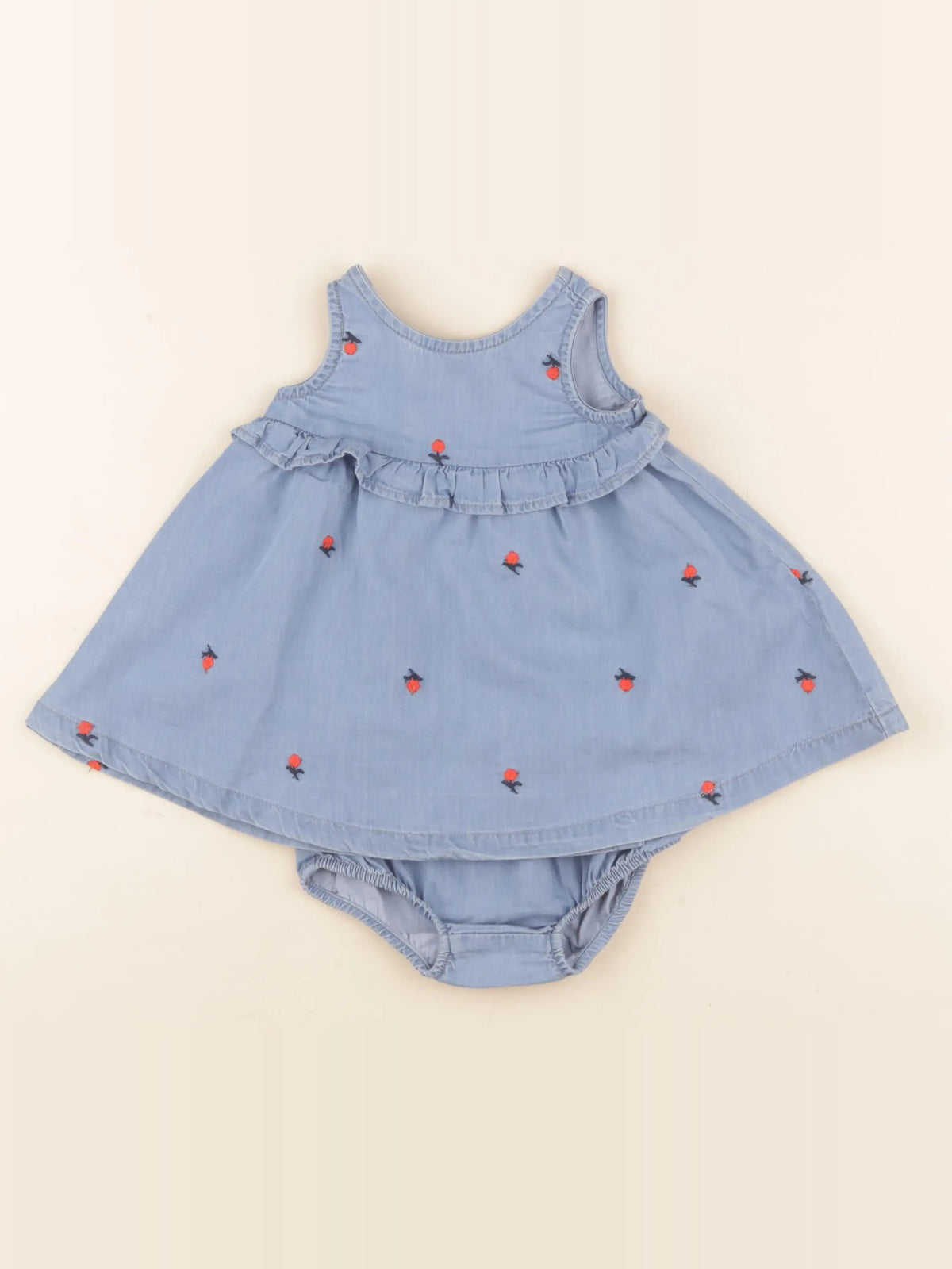 Boutchou - robe bleu - 3 mois