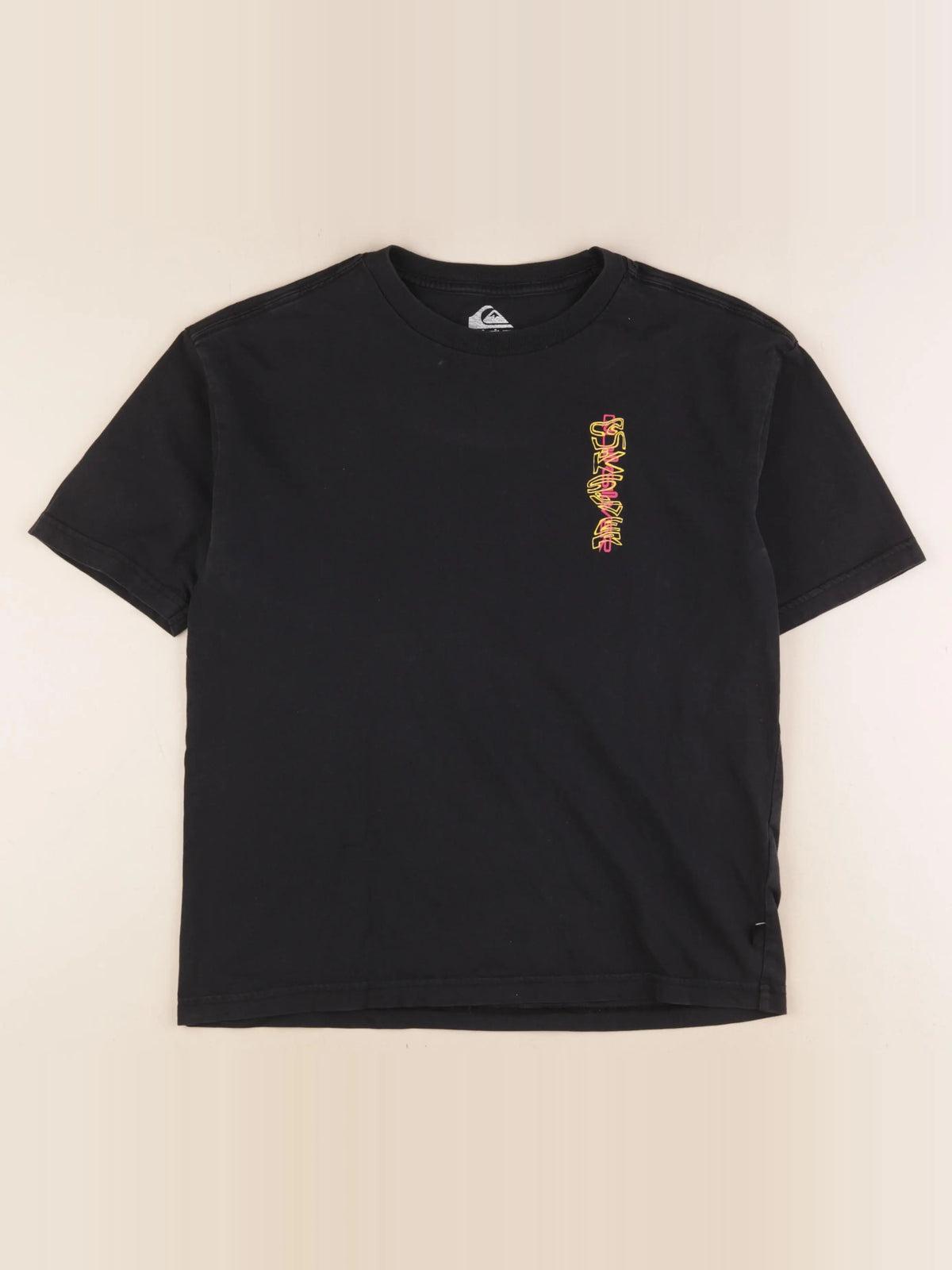 Quiksilver - tee-shirt imprimé au dos noir - 12 ans